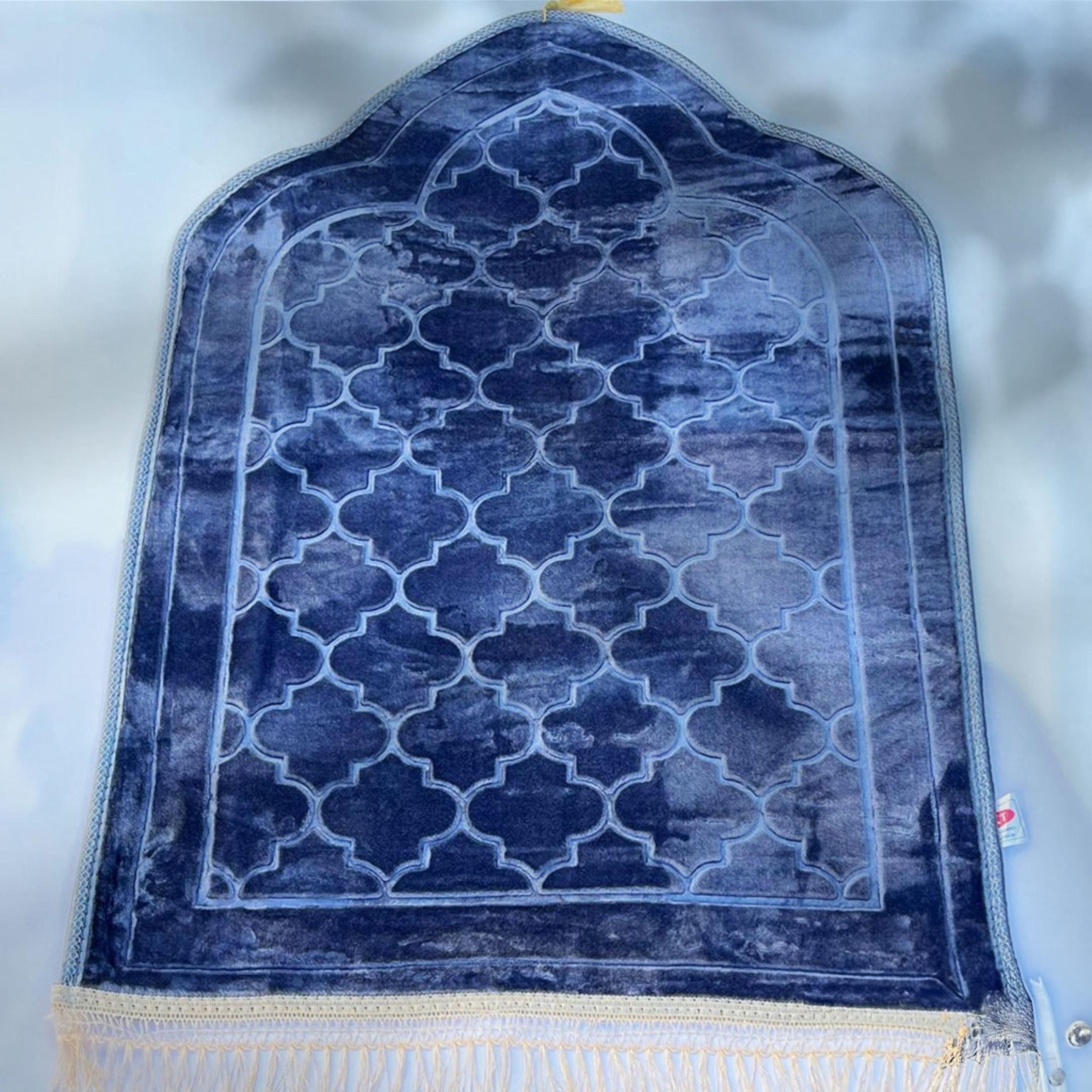 Arch Shape Padded Prayer Mat - 120x80 cm-household-rugsandcarpets-prayermats-image-1