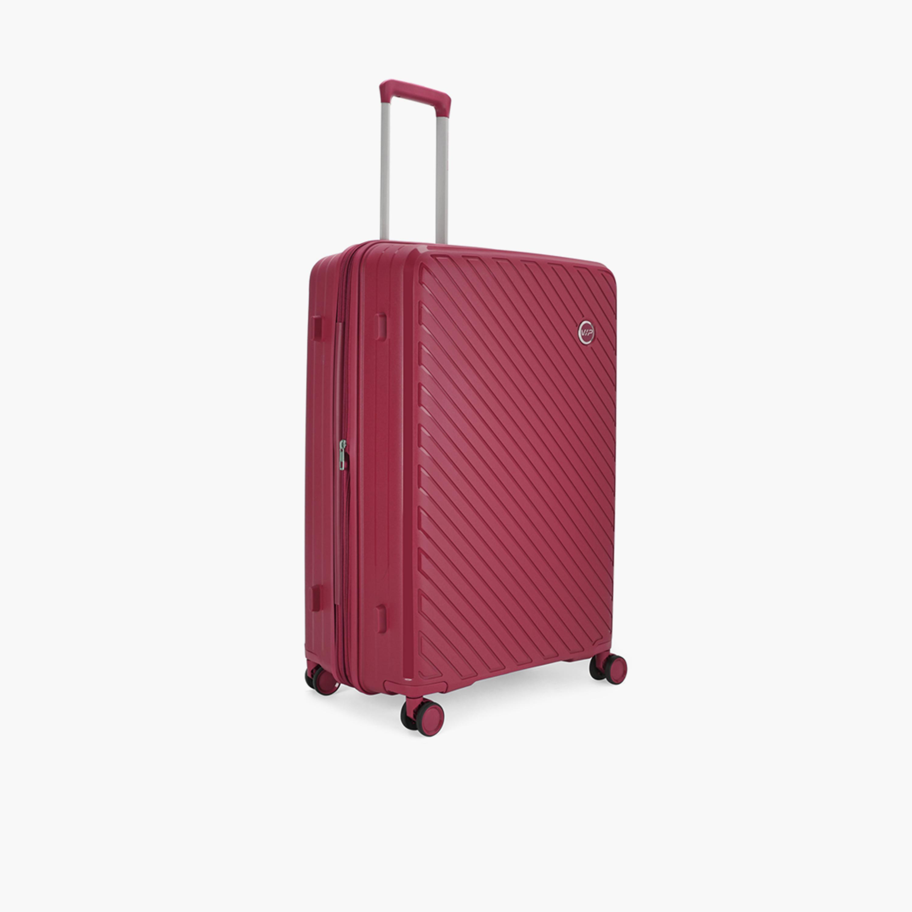 VIP Haze Plus Set Of 3 Polycarbonate with ABS Hard Sided 4-Wheeler Spinner Trolley Bag with TSA Lock-travel-luggagesandbags-luggage-image-4