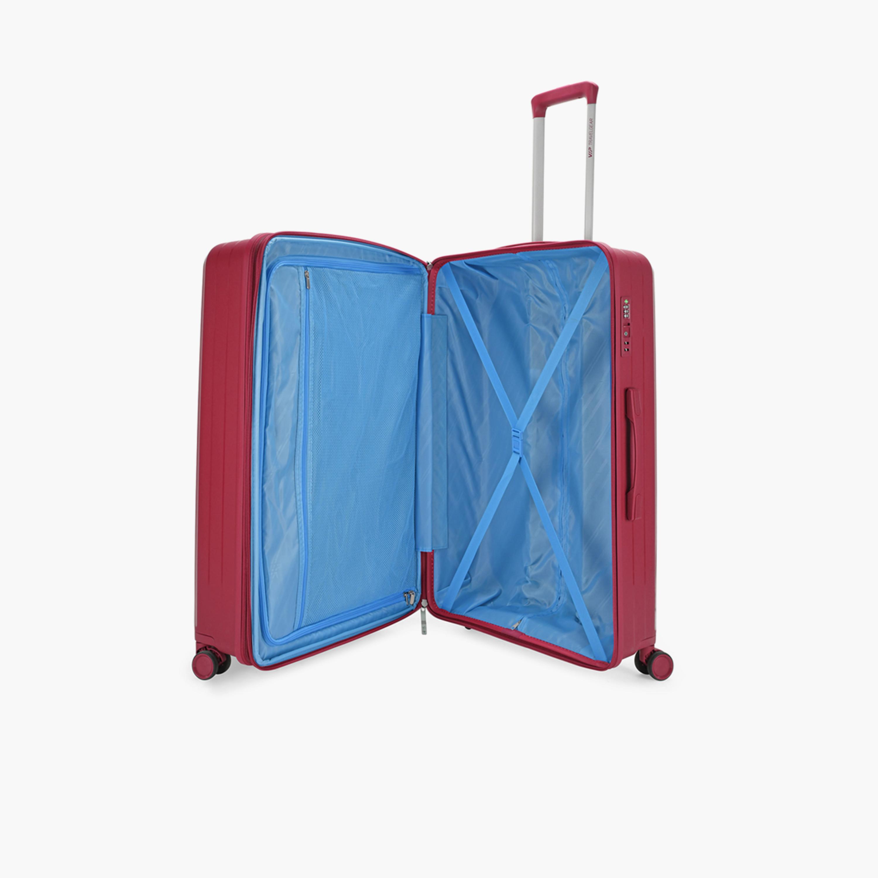 VIP Haze Plus Set Of 3 Polycarbonate with ABS Hard Sided 4-Wheeler Spinner Trolley Bag with TSA Lock-travel-luggagesandbags-luggage-image-7