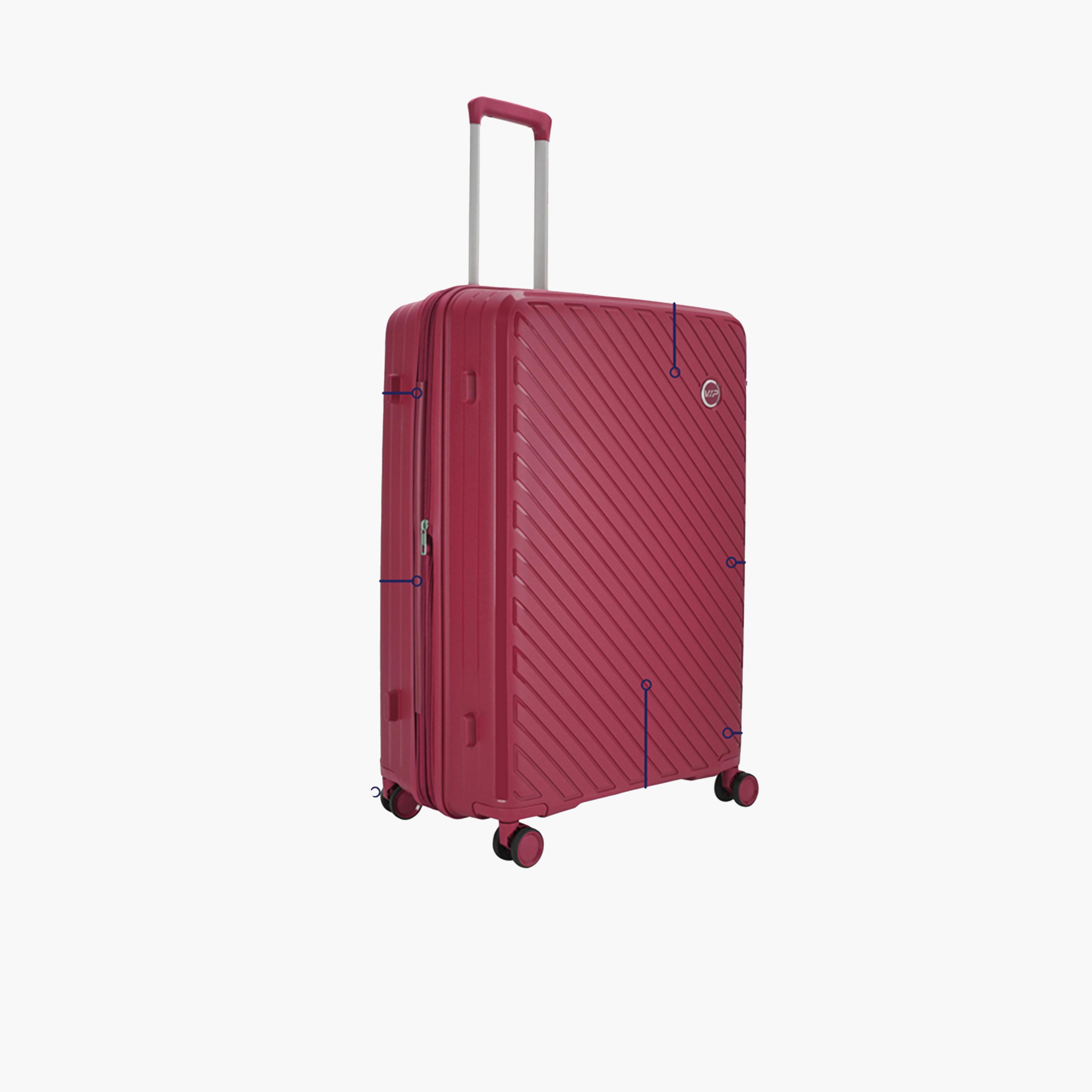 VIP Haze Plus Set Of 3 Polycarbonate with ABS Hard Sided 4-Wheeler Spinner Trolley Bag with TSA Lock-travel-luggagesandbags-luggage-image-8