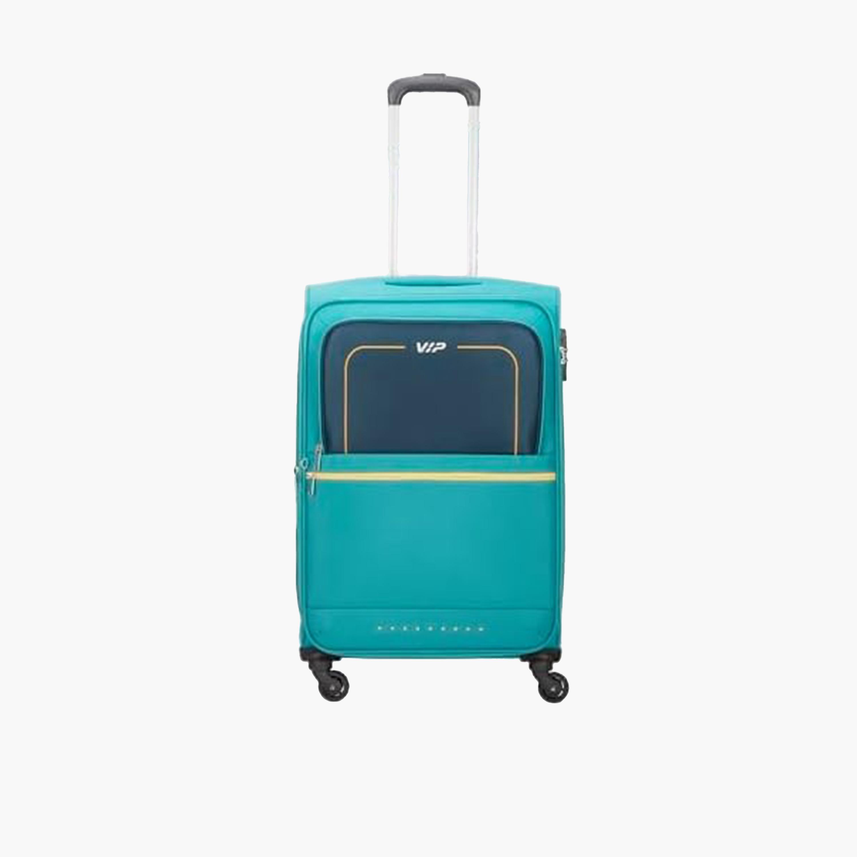 VIP Evolve Plus Set Of 3 Polycarbonate with ABS Soft Sided 4-Wheeler Spinner Trolley Bag with TSA Lock-travel-luggagesandbags-luggage-image-4