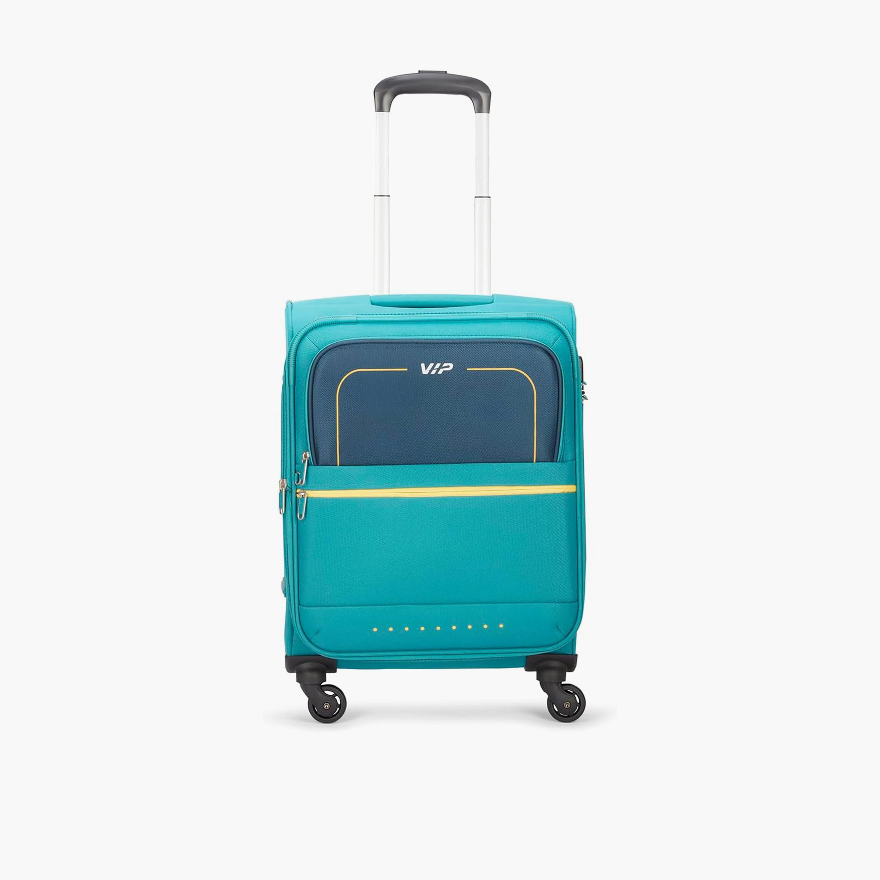 VIP Evolve Plus Set Of 3 Polycarbonate with ABS Soft Sided 4-Wheeler Spinner Trolley Bag with TSA Lock-travel-luggagesandbags-luggage-image-5