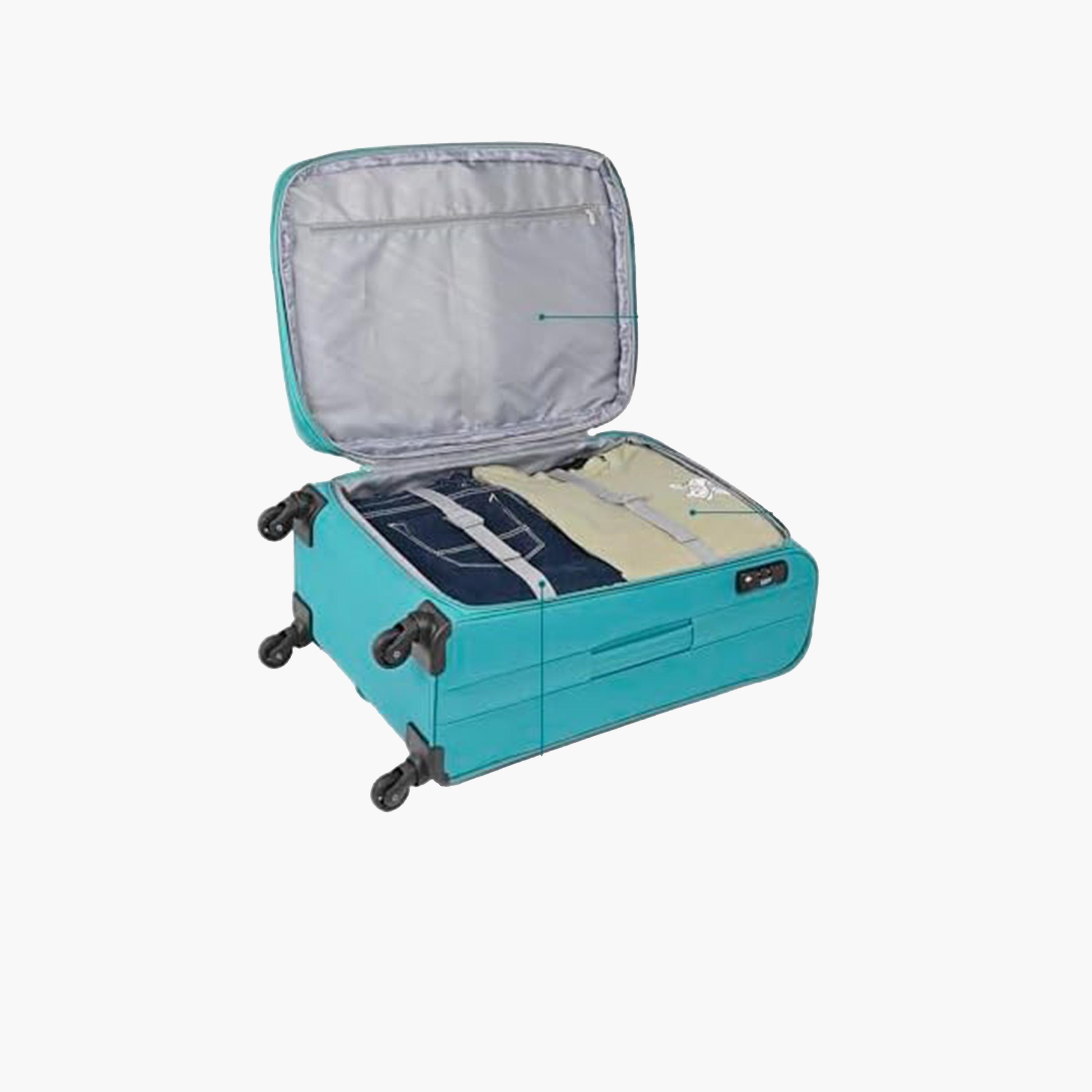VIP Evolve Plus Set Of 3 Polycarbonate with ABS Soft Sided 4-Wheeler Spinner Trolley Bag with TSA Lock-travel-luggagesandbags-luggage-image-7