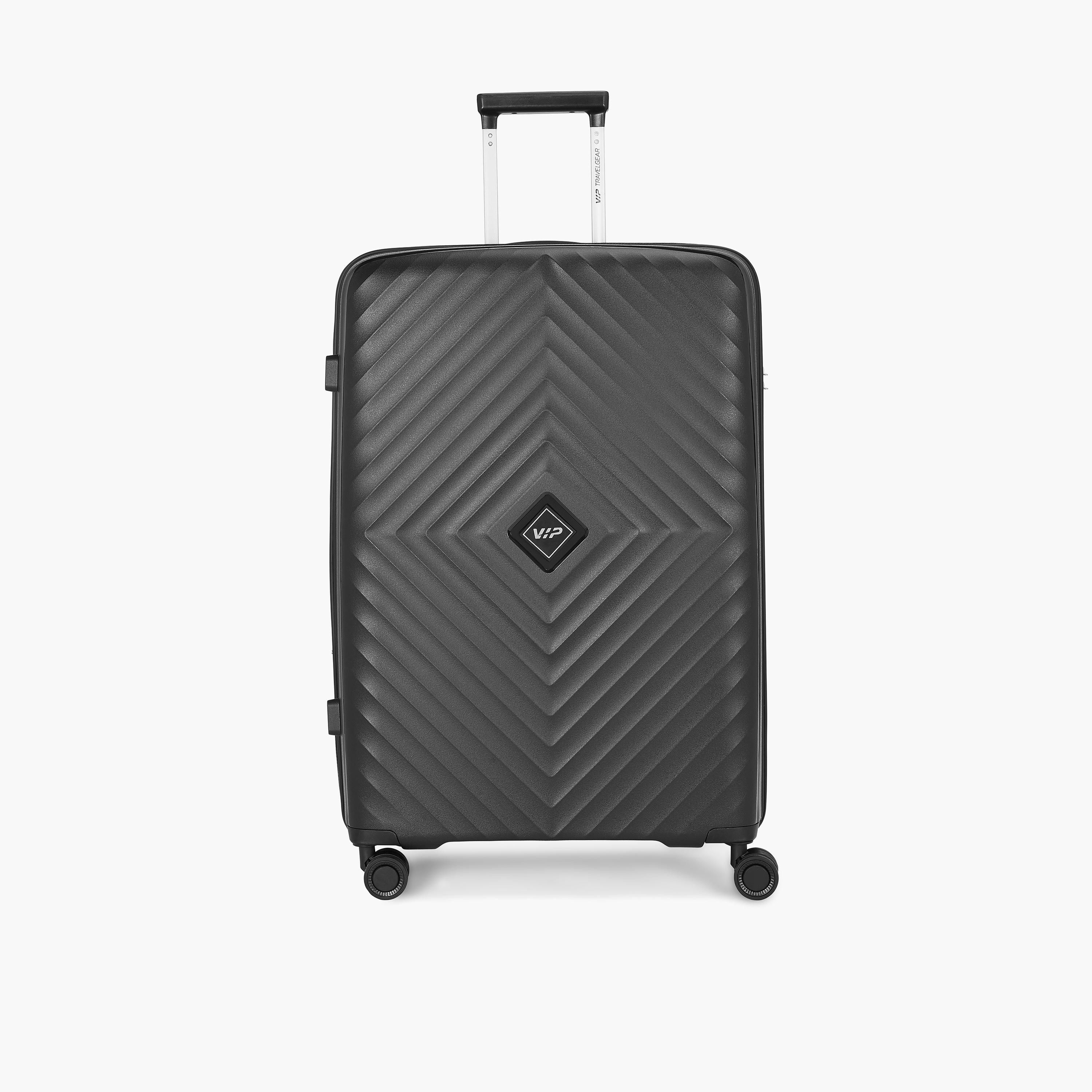 VIP Quad Set Of 3 Polypropylene Hard Sided 4-Wheeler Spinner Trolley Bag with TSA Lock-travel-luggagesandbags-luggage-image-4