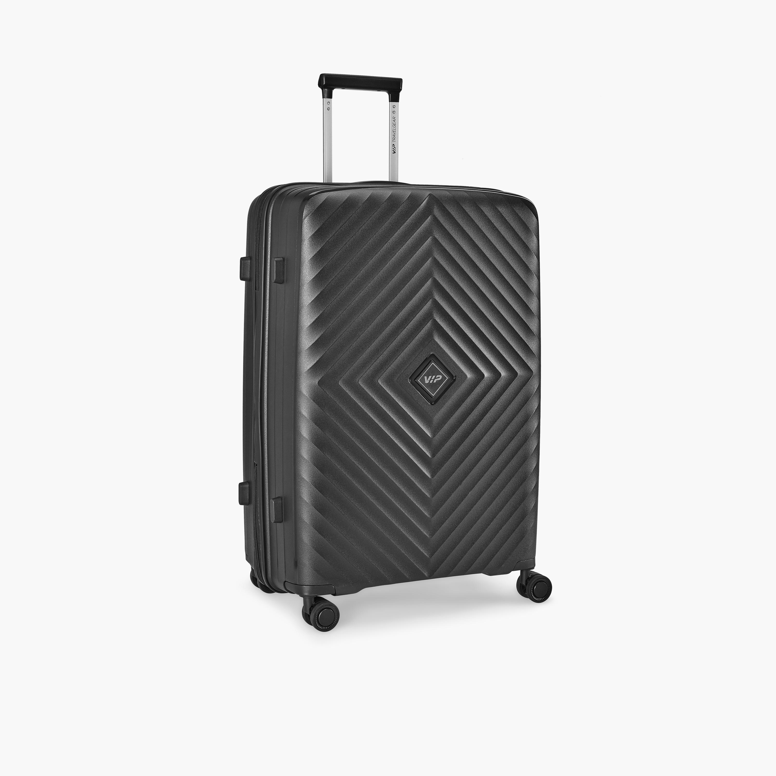 VIP Quad Set Of 3 Polypropylene Hard Sided 4-Wheeler Spinner Trolley Bag with TSA Lock-travel-luggagesandbags-luggage-image-5