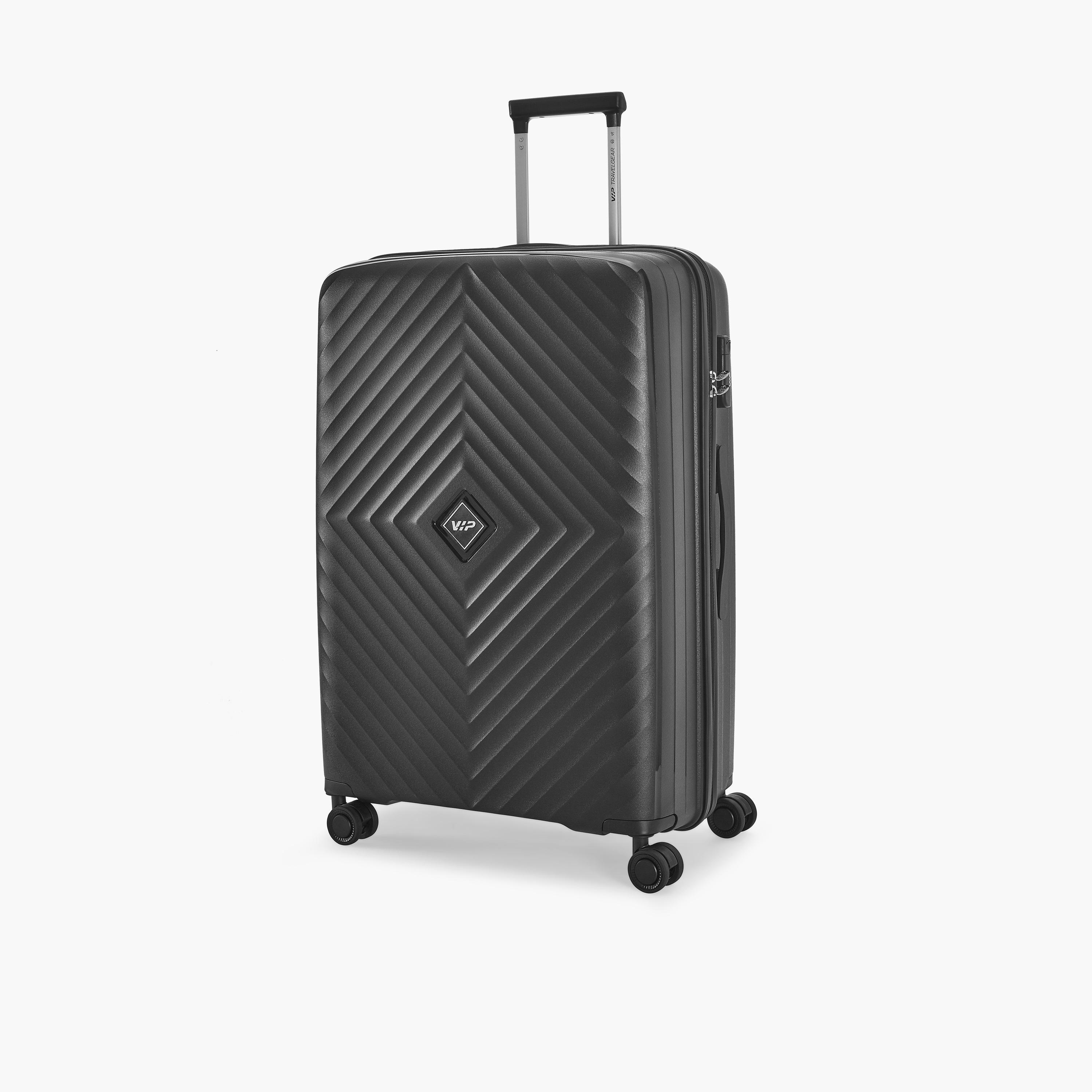 VIP Quad Set Of 3 Polypropylene Hard Sided 4-Wheeler Spinner Trolley Bag with TSA Lock-travel-luggagesandbags-luggage-image-6
