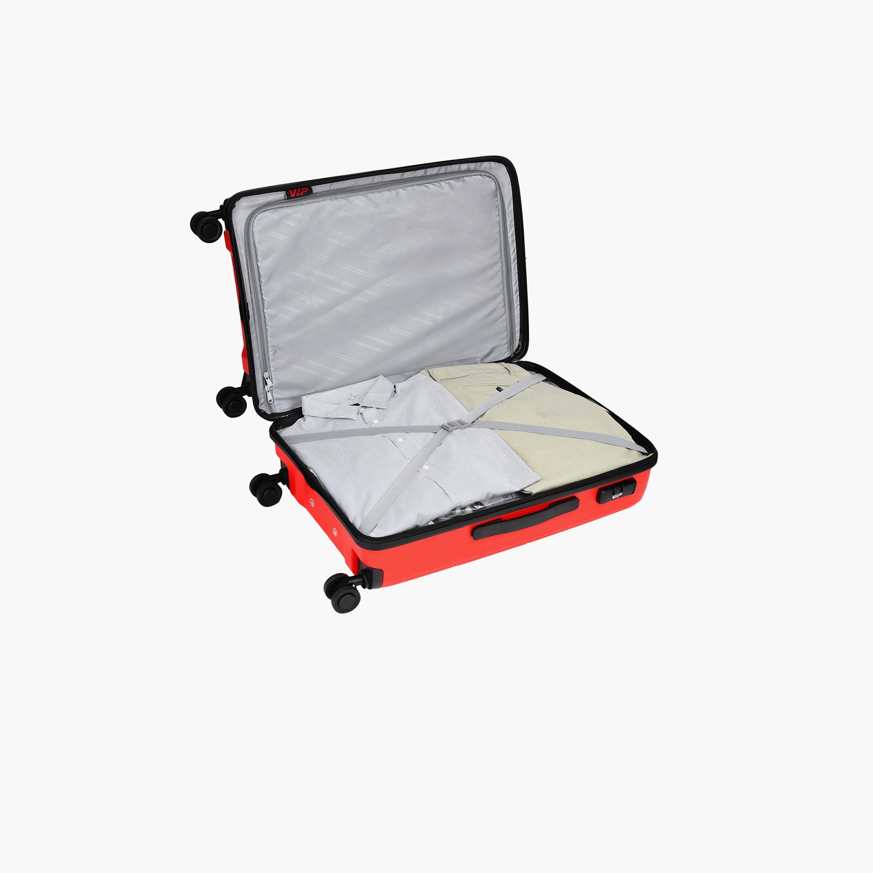 VIP Quad Set Of 3 Polypropylene Hard Sided 4-Wheeler Spinner Trolley Bag with TSA Lock-travel-luggagesandbags-luggage-image-6