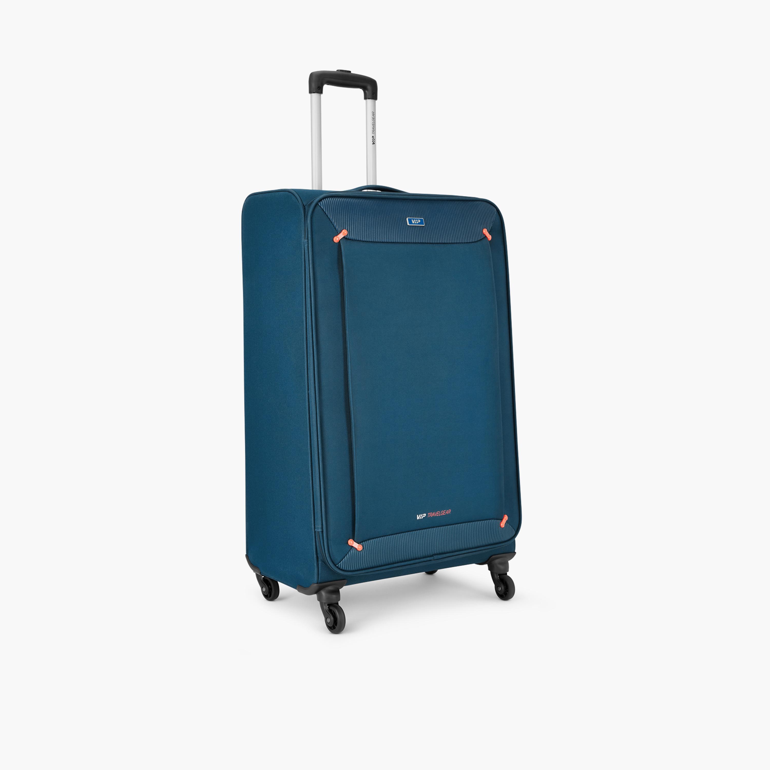 VIP Staple Plus Set Of 3 Nylon Soft Sided 4-Wheeler Spinner Trolley Bag with Combination Lock-travel-luggagesandbags-luggage-image-6