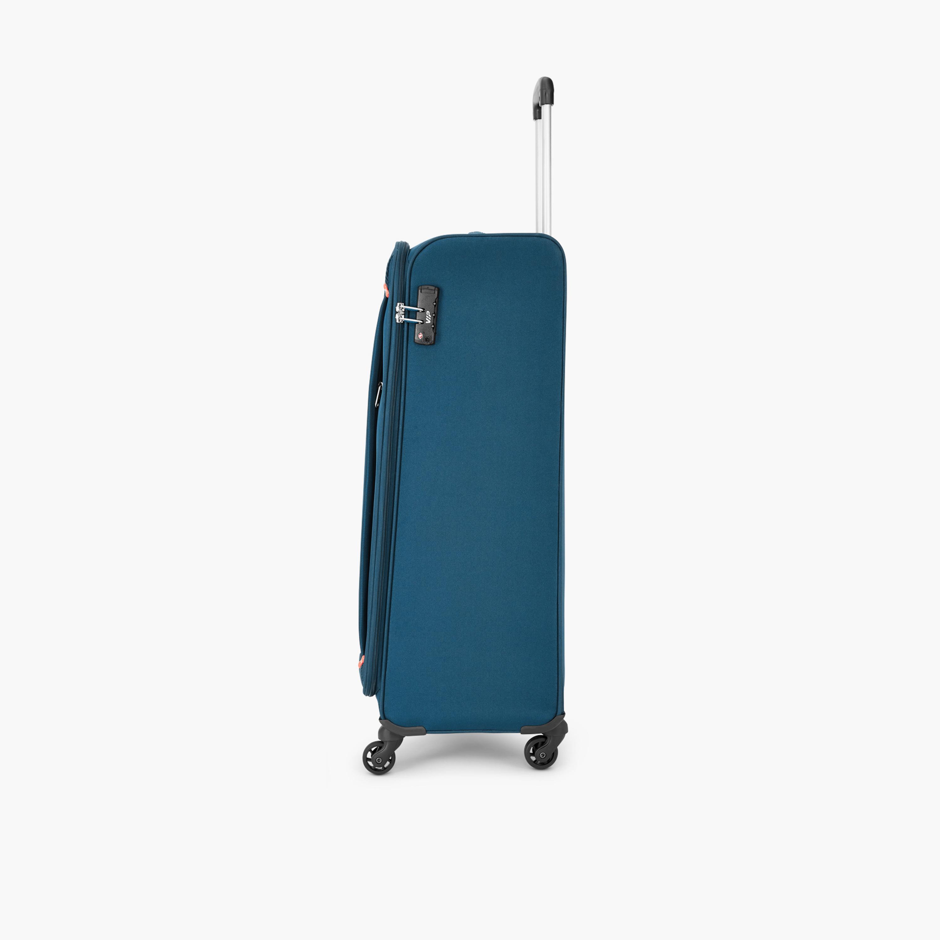 VIP Staple Plus Set Of 3 Nylon Soft Sided 4-Wheeler Spinner Trolley Bag with Combination Lock-travel-luggagesandbags-luggage-image-7