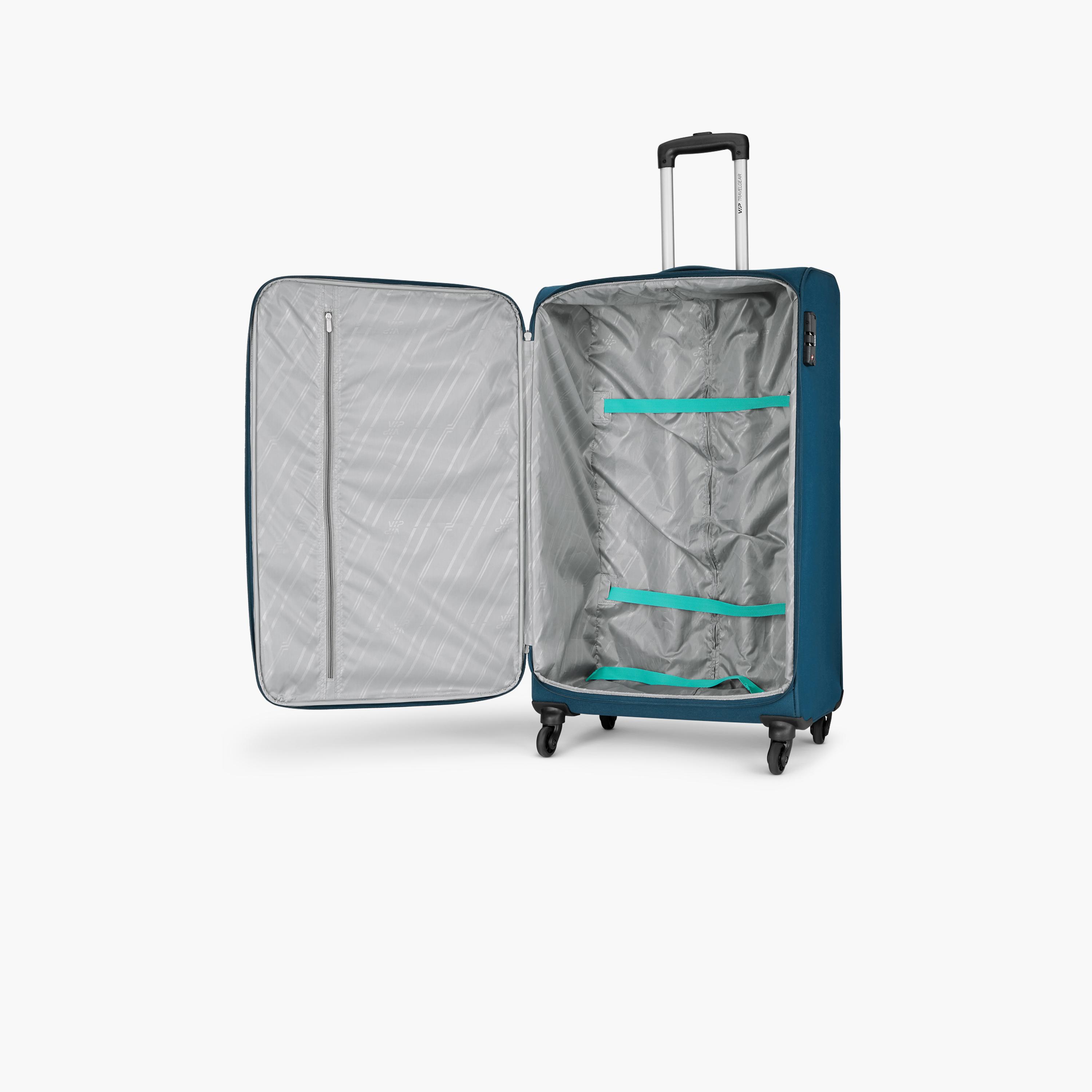 VIP Staple Plus Set Of 3 Nylon Soft Sided 4-Wheeler Spinner Trolley Bag with Combination Lock-travel-luggagesandbags-luggage-image-8