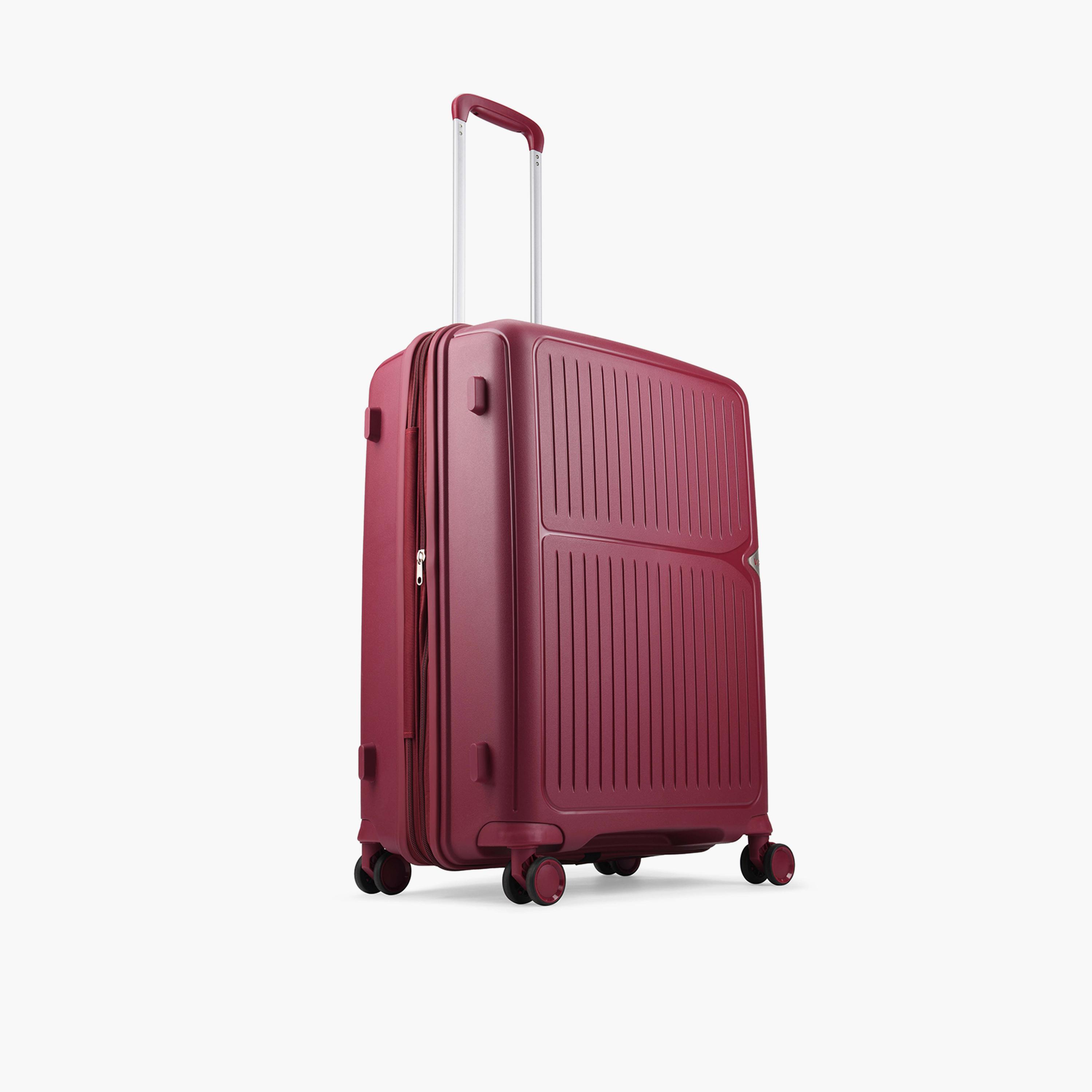 VIP  Locus Max Set Of 3 Polycarbonate with ABS Hard Sided 4-Wheeler Spinner Trolley Bag with TSA Lock-travel-luggagesandbags-luggage-image-5