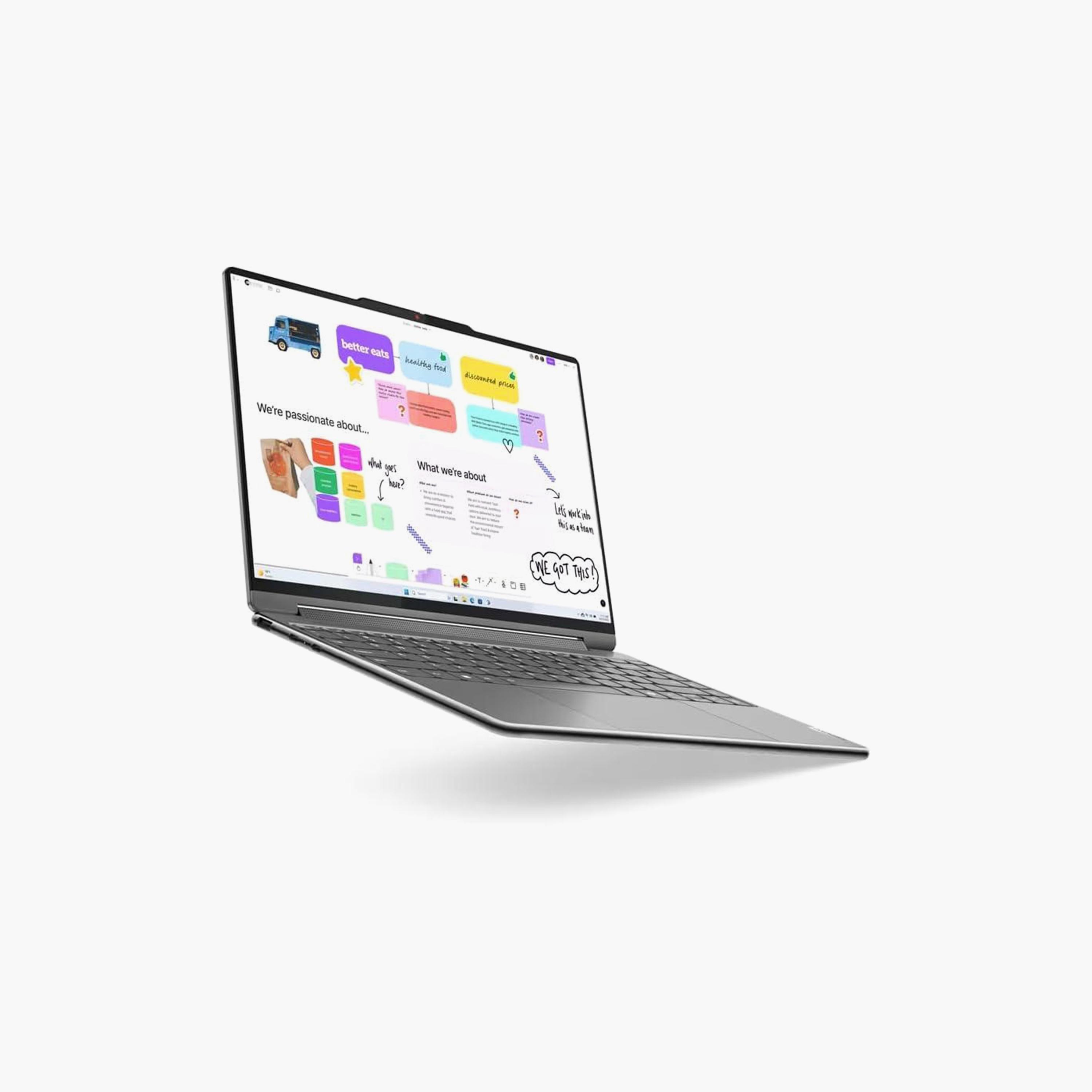 لينوفو يوجا 9 14" 4K (2024) ألترا 7-155H، 16 جيجا رام، 1 تيرا SSD، إنتل أرك، ويندوز 11 - لونا رمادي-electronics-laptops-image-1