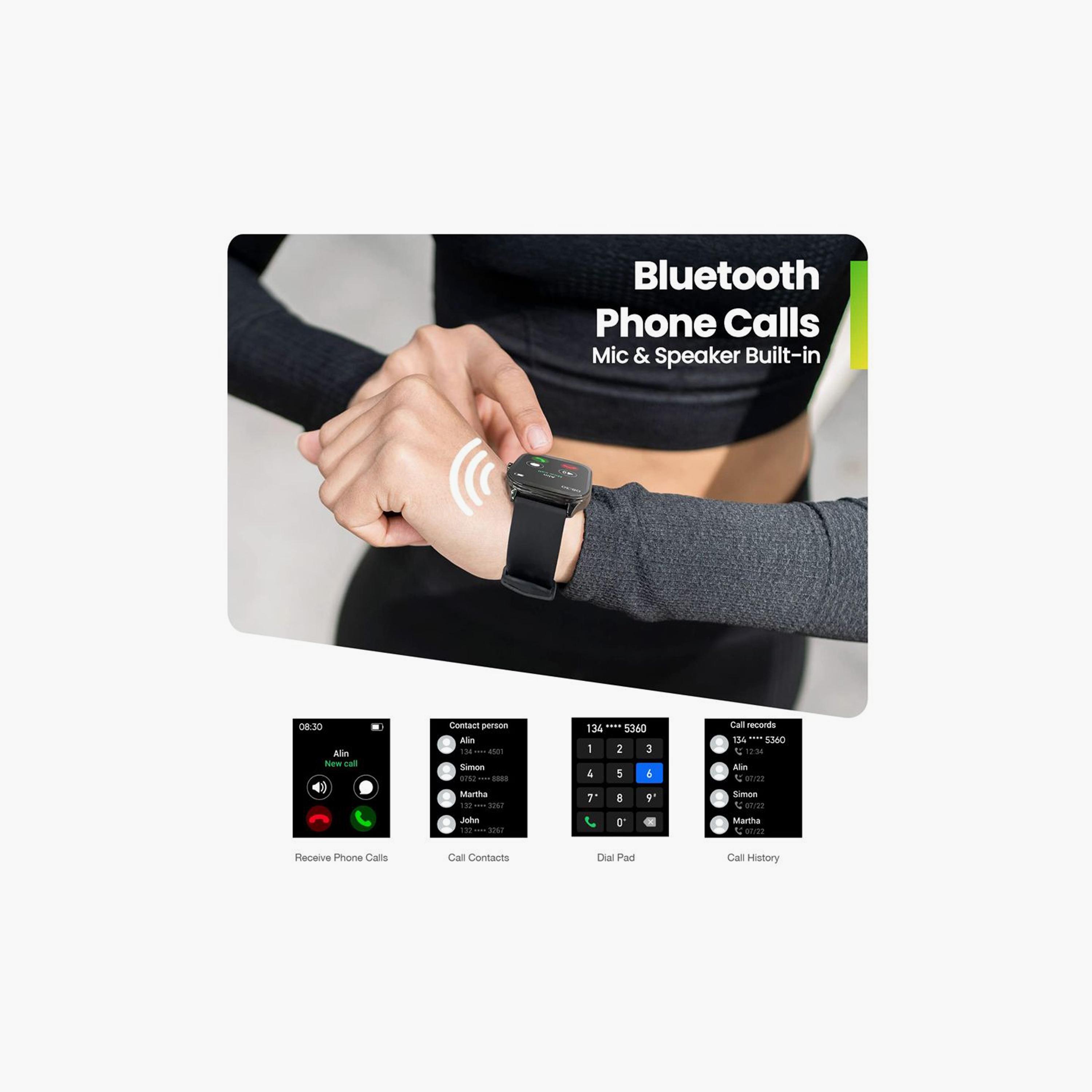 Amazfit Smart Watch Pop 3S - Black-electronics-smartwatches-image-3