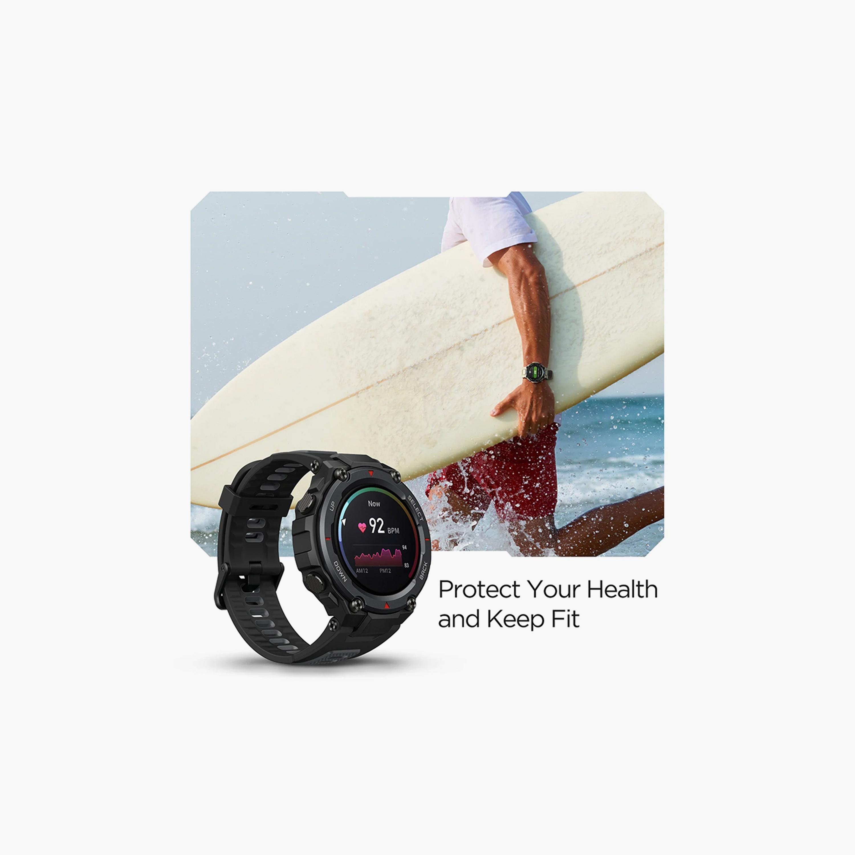 Amazfit Smart Watch T-Rex Pro - Steel Blue-electronics-smartwatches-image-3
