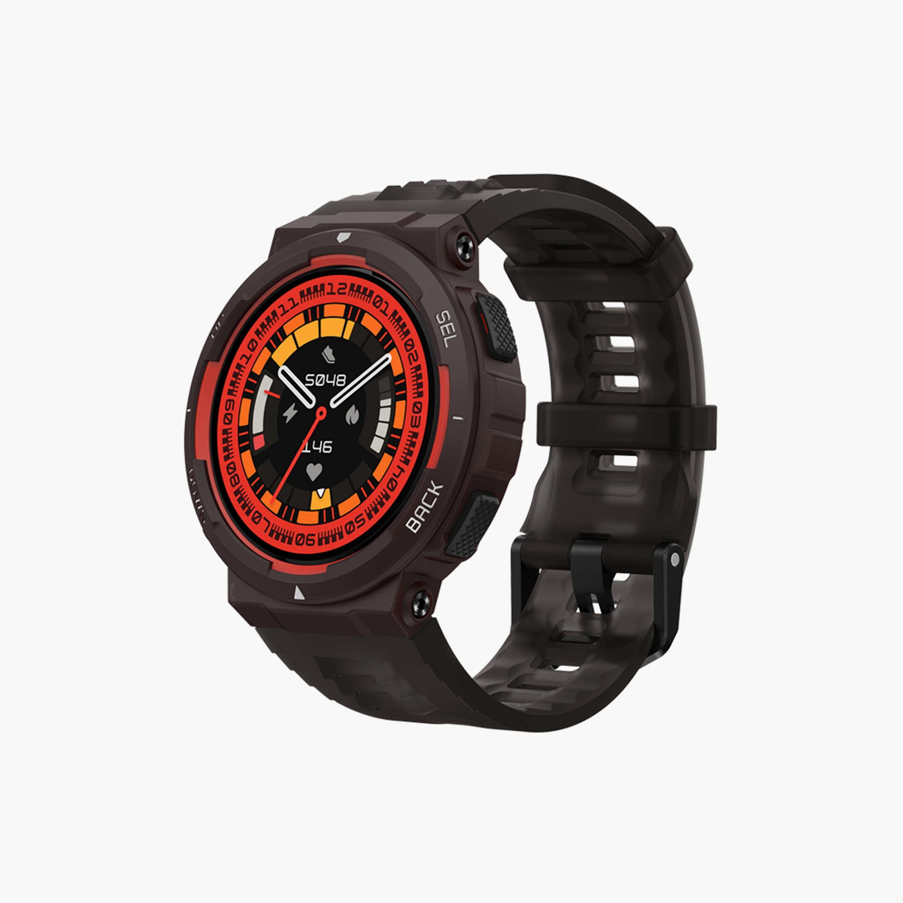 Amazfit Active Edge Smart Watch - Lava Black-electronics-smartwatches-image-1