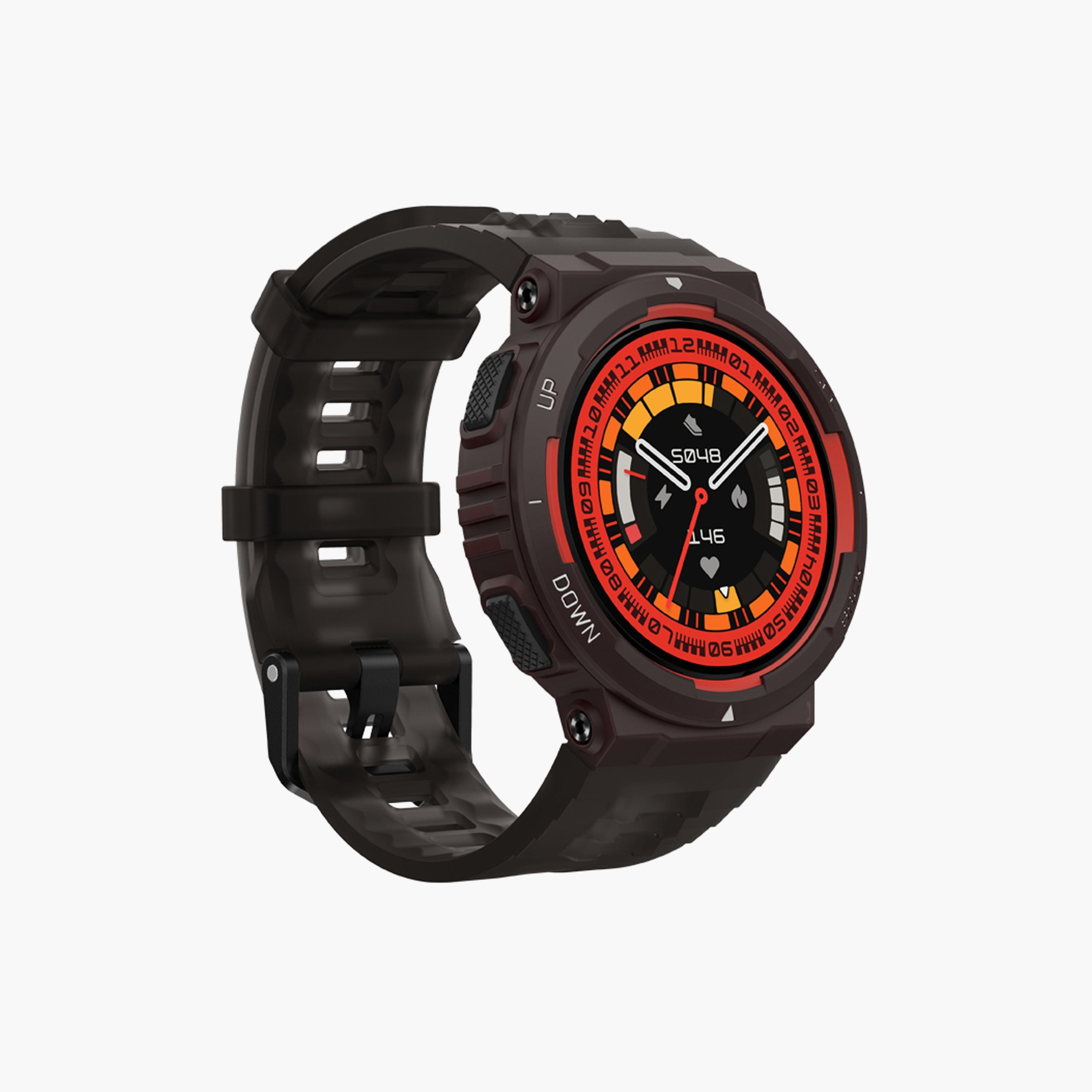 Amazfit Active Edge Smart Watch - Lava Black-electronics-smartwatches-image-2