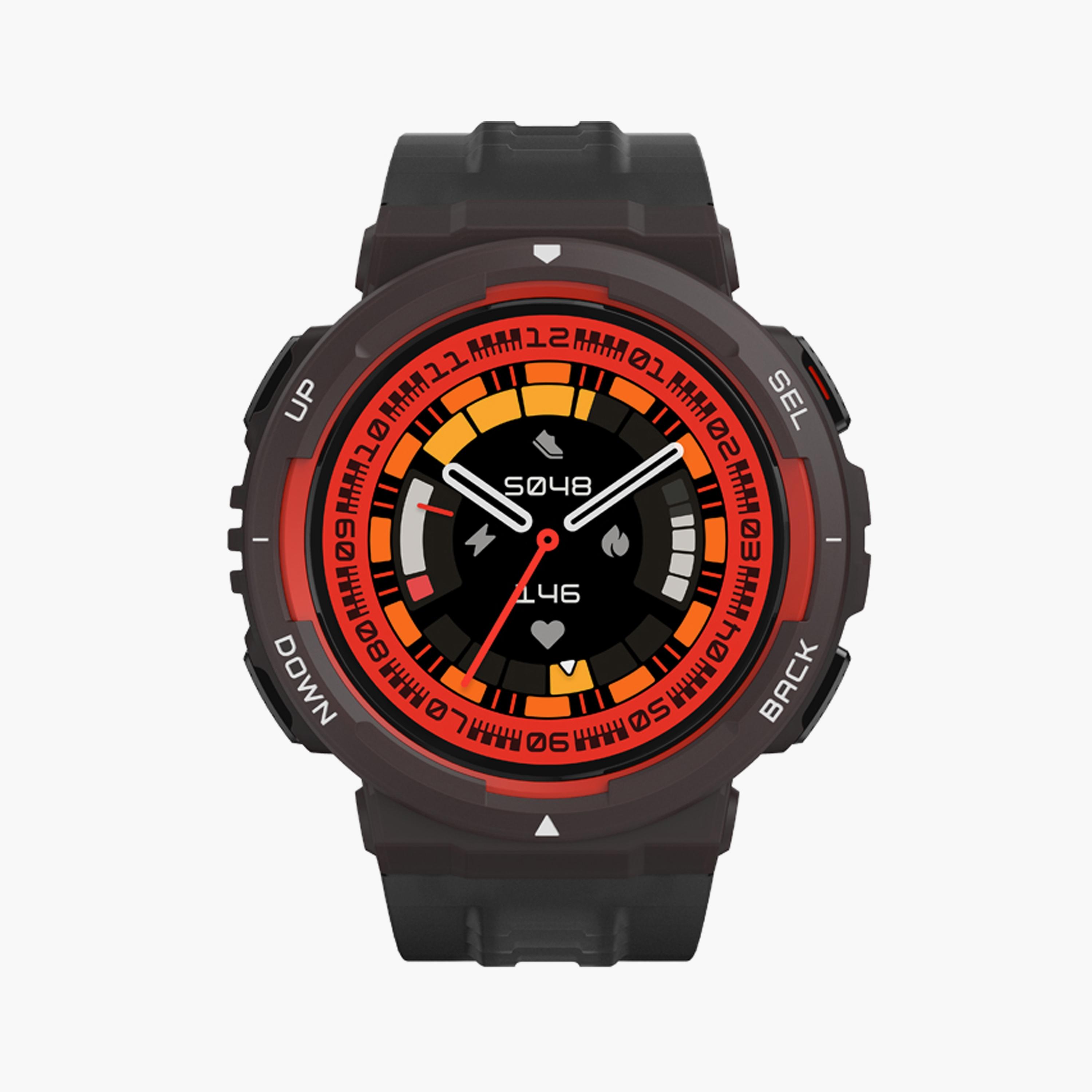 Amazfit Active Edge Smart Watch - Lava Black-electronics-smartwatches-image-3