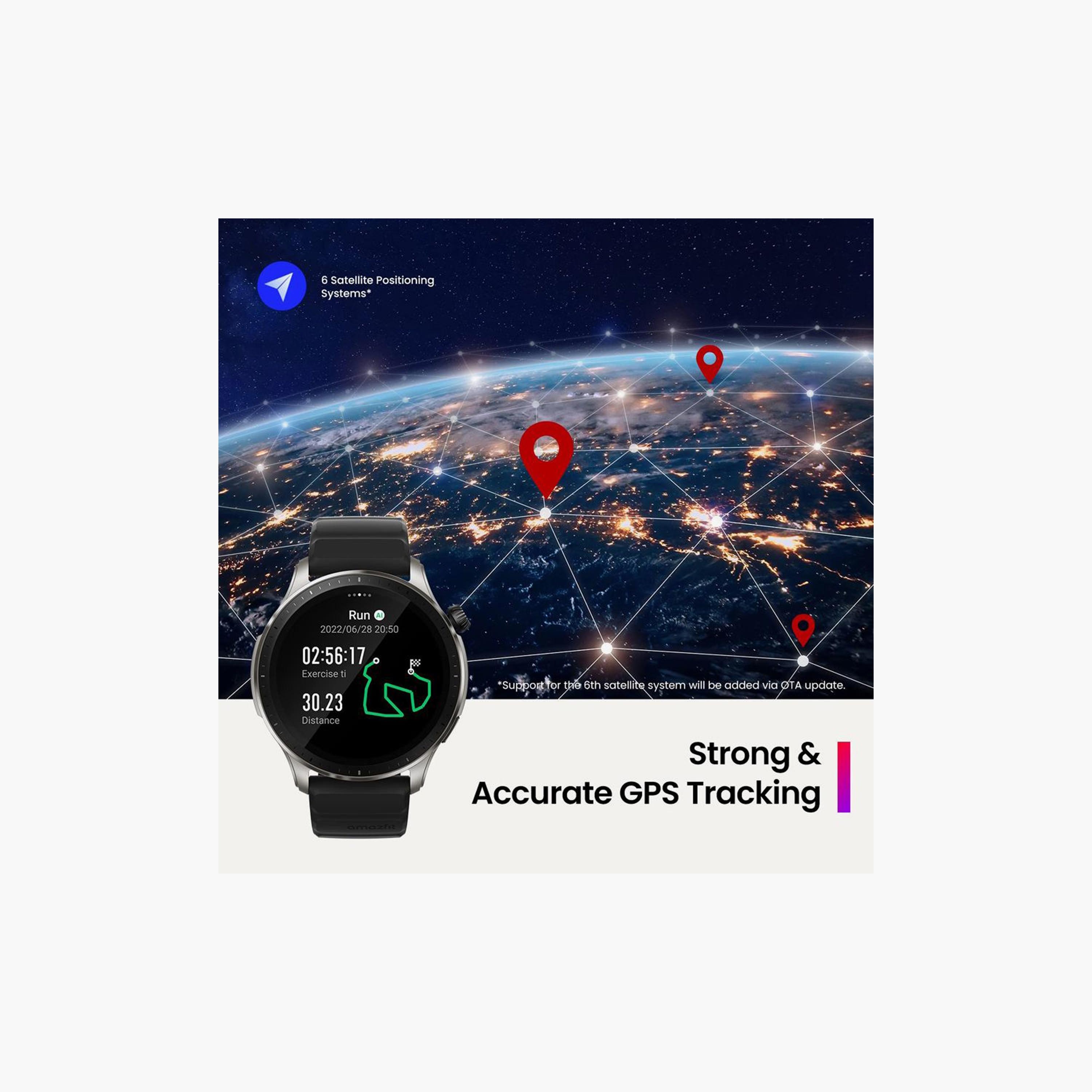 Amazfit Smart Watch GTR 4 - Superspeed Black-electronics-smartwatches-image-2