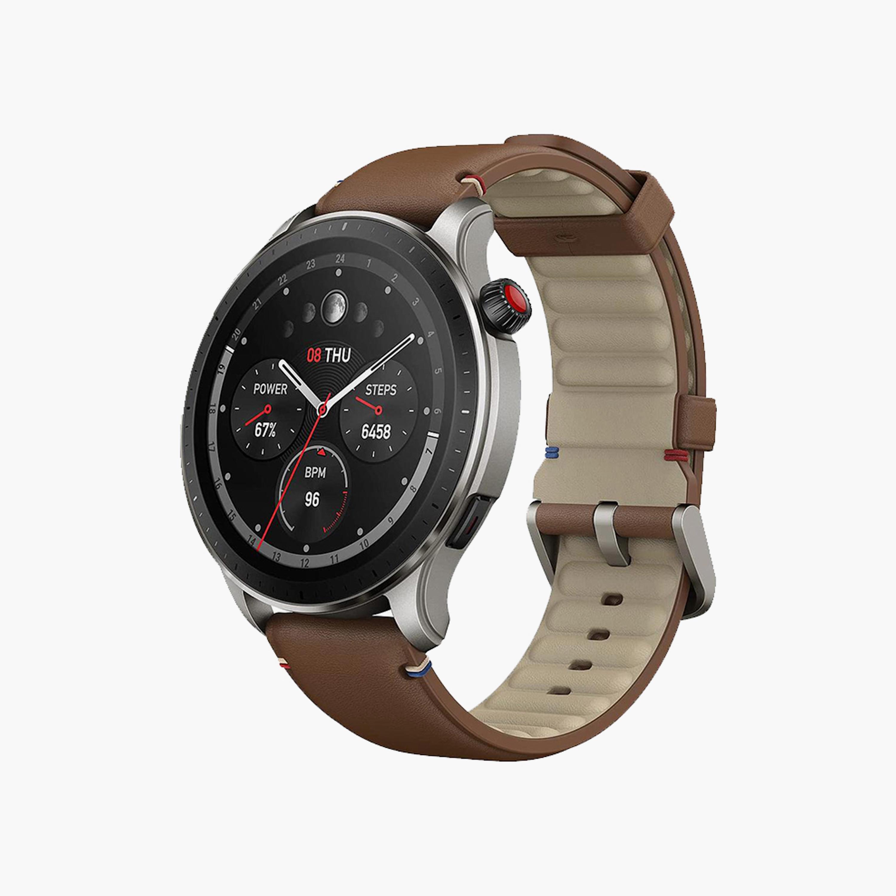 Amazfit Smart Watch GTR 4 - Brown-electronics-smartwatches-image-1