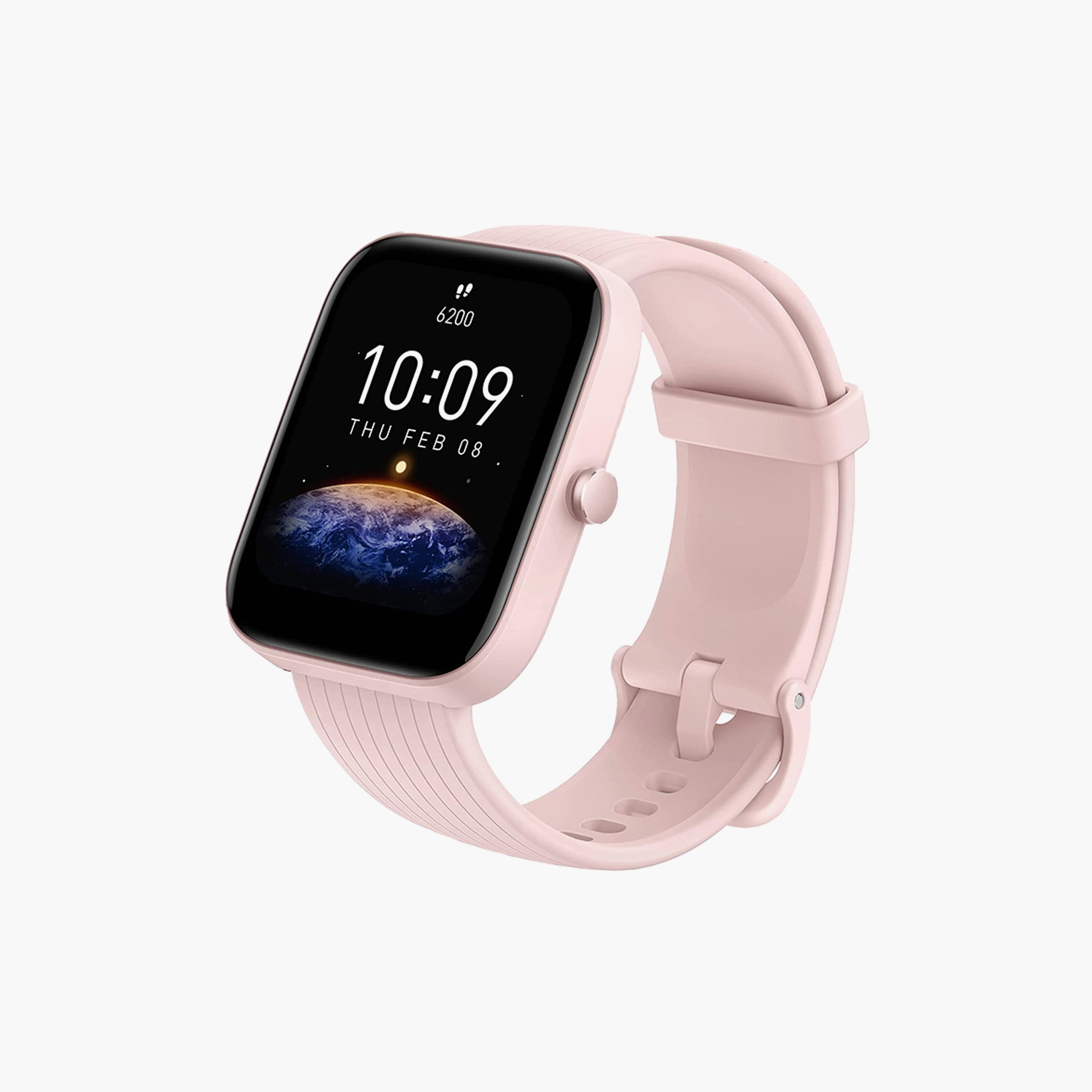 Amazfit Smart Watch Bip 3 - Pink-electronics-smartwatches-image-1