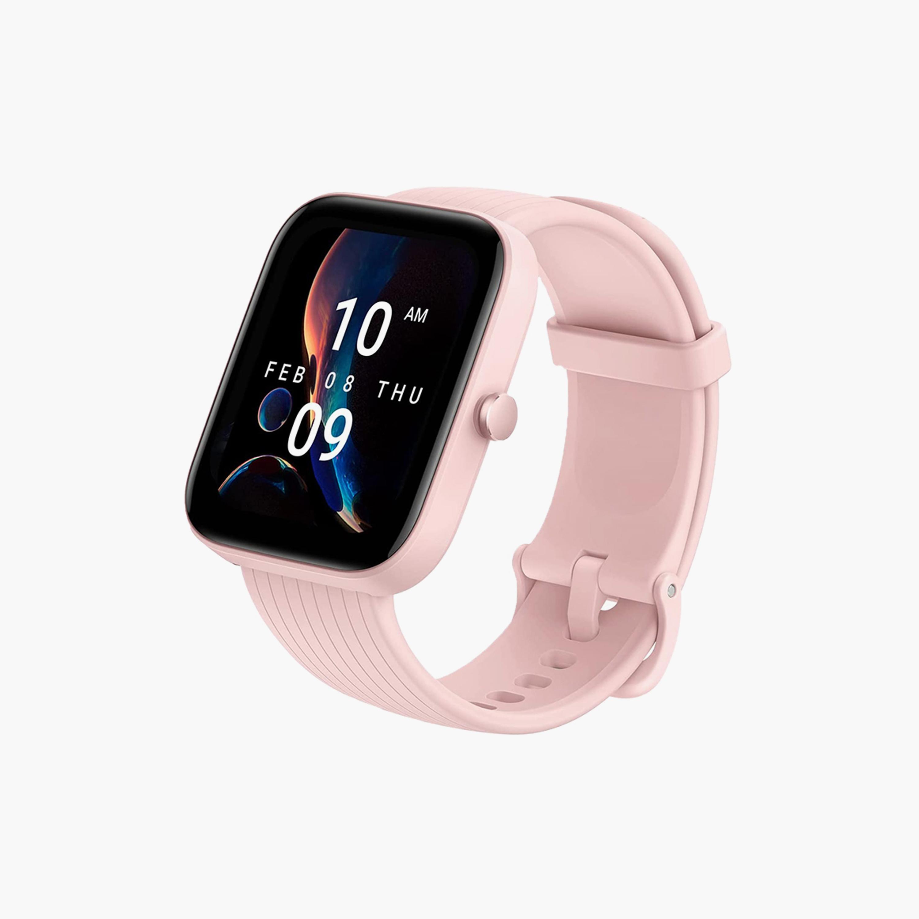 Amazfit Smart Watch Bip 3 Pro - Pink-electronics-smartwatches-image-1