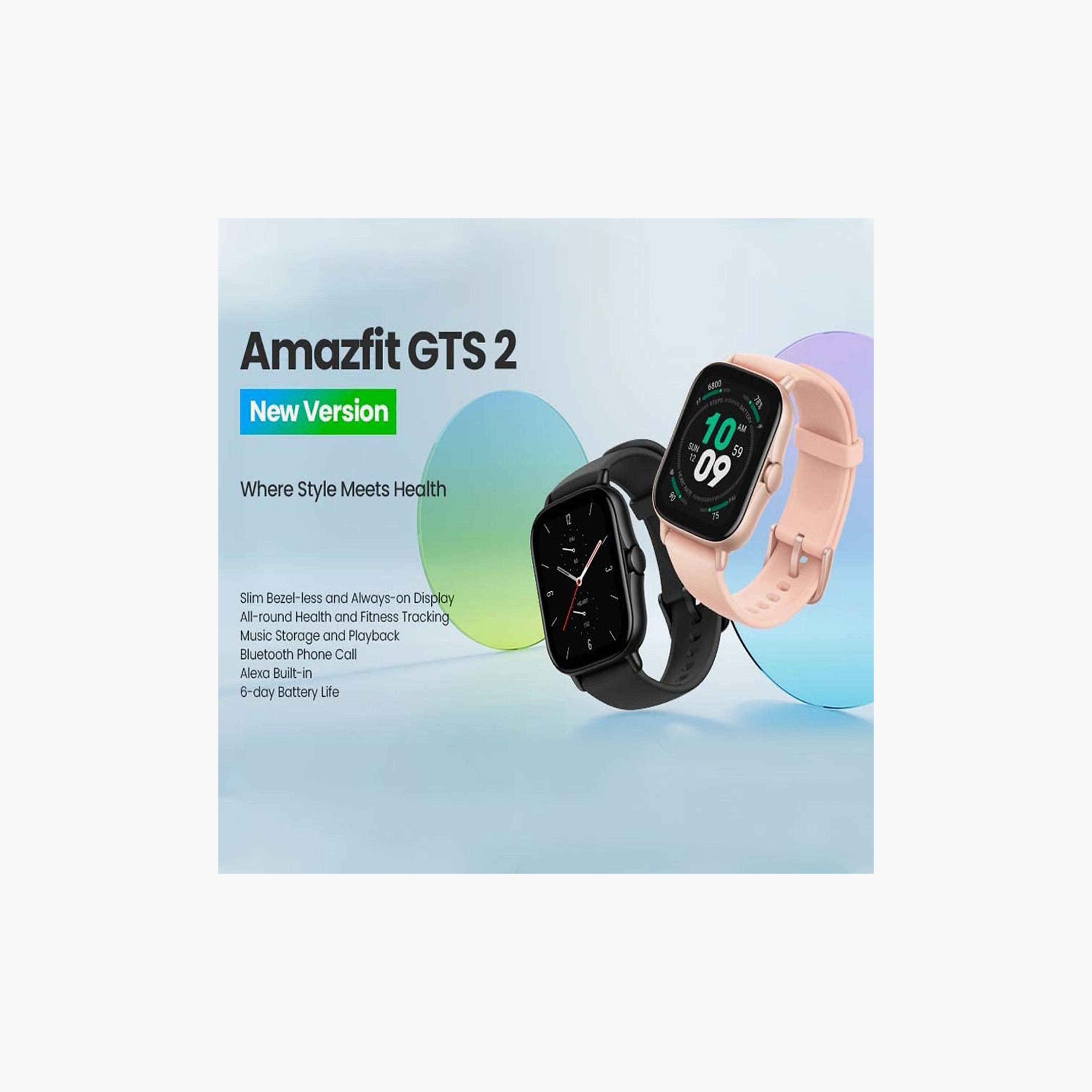 Amazfit Smart Watch GTS 2 - Petal Pink-electronics-smartwatches-image-2