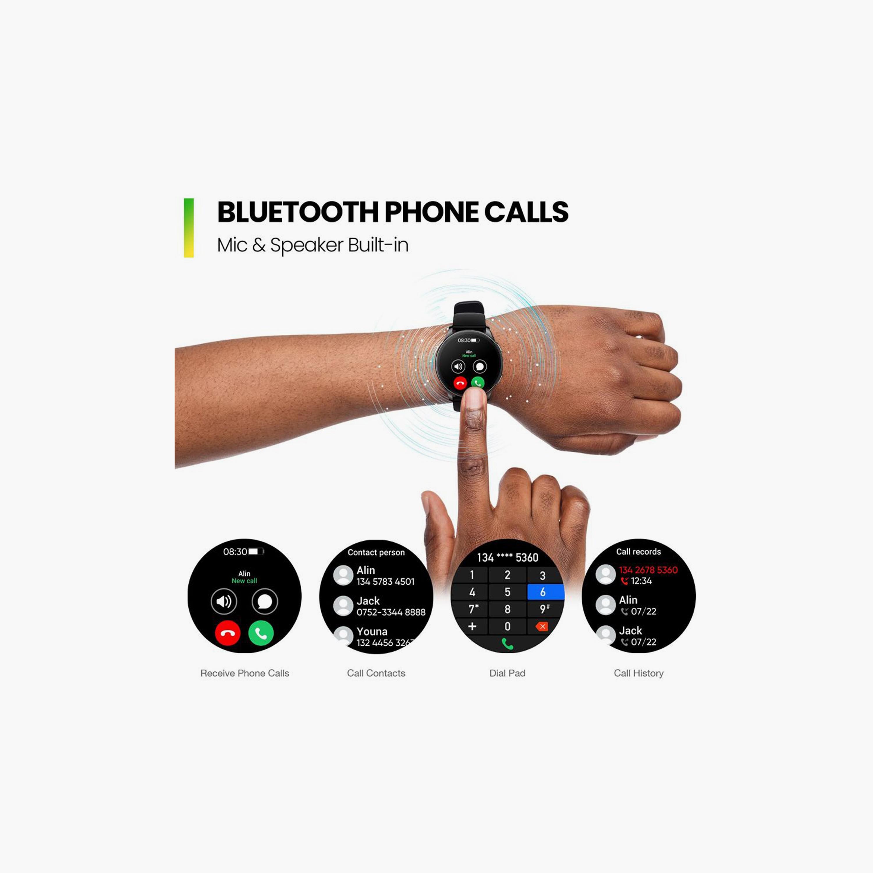 Amazfit Smart Watch Pop 3R - Silver-electronics-smartwatches-image-4