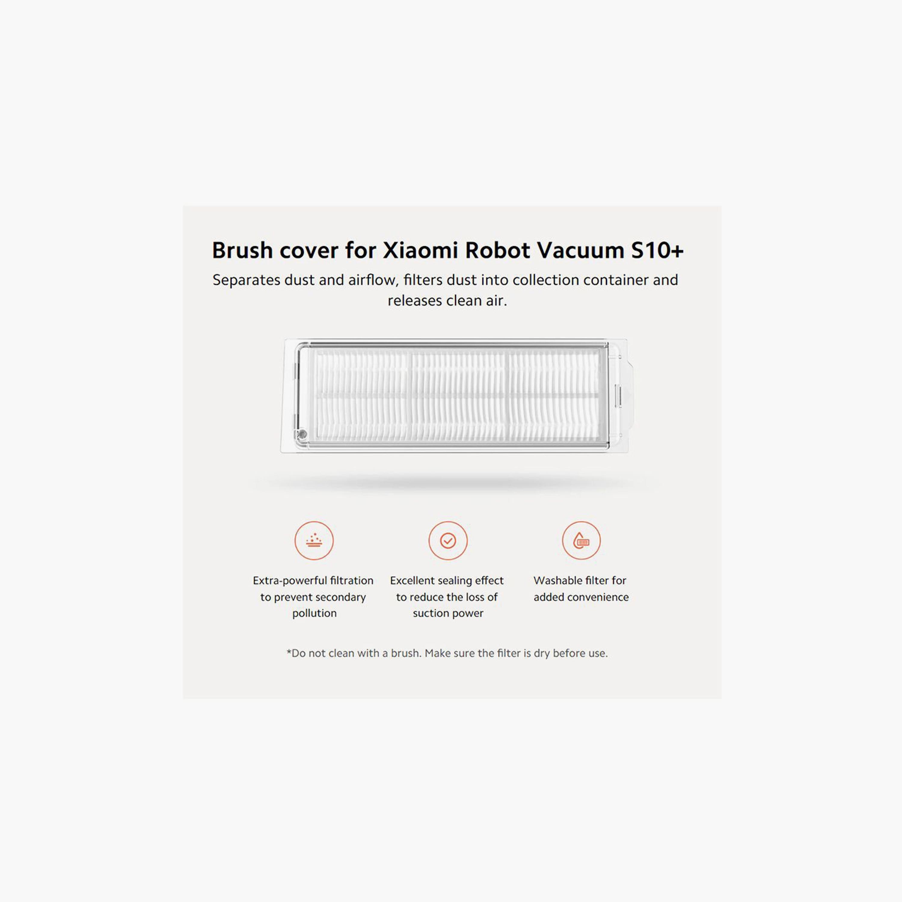 Xiaomi Robot Vacuum Filter For S10-S12-T12-X20 - White | BHR6464GL-household-appliances-homeappliances-vacuumcleaners-image-2