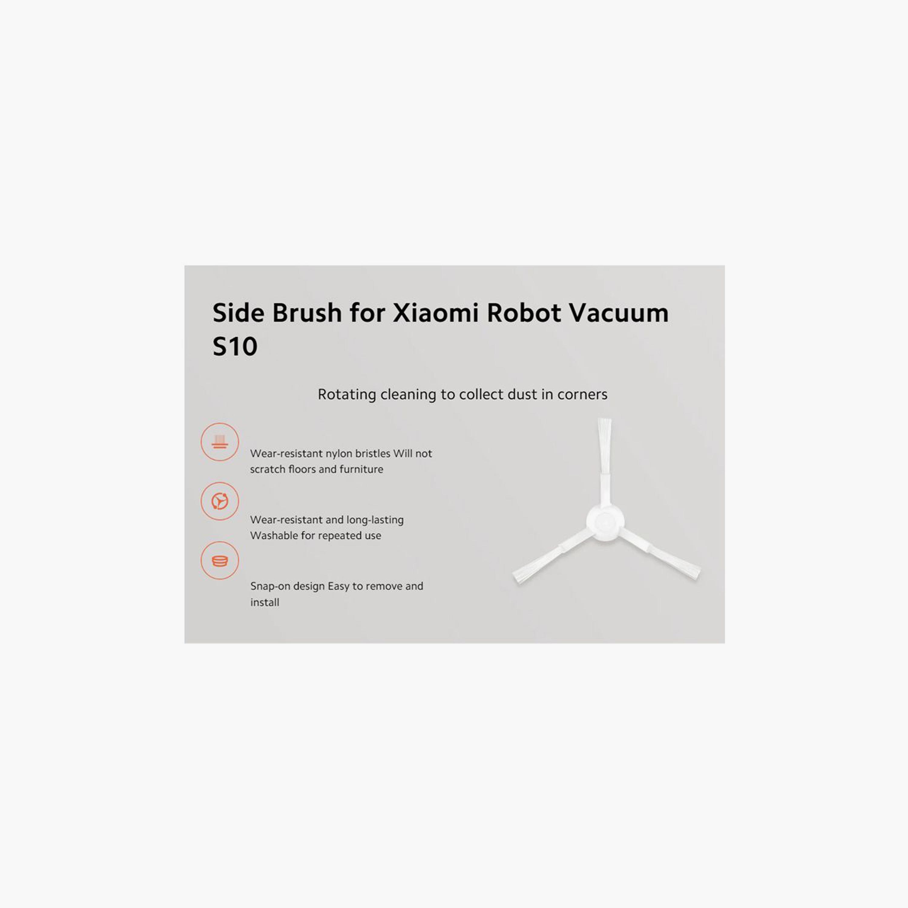 Xiaomi Robot Vacuum Side Brush For S10-E10 - White | BHR6473GL-household-appliances-homeappliances-vacuumcleaners-image-2