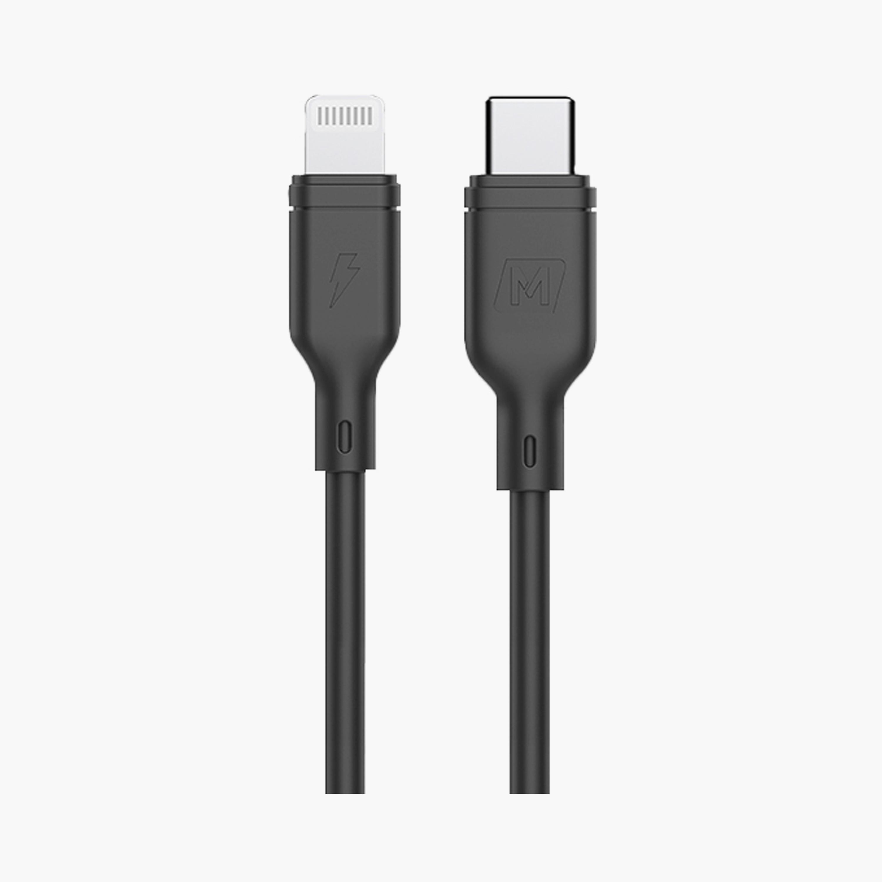 Momax ZERO Cable Type-C to iPhone 1.2m - Black | DL36D-electronics-portabledevices-image-1