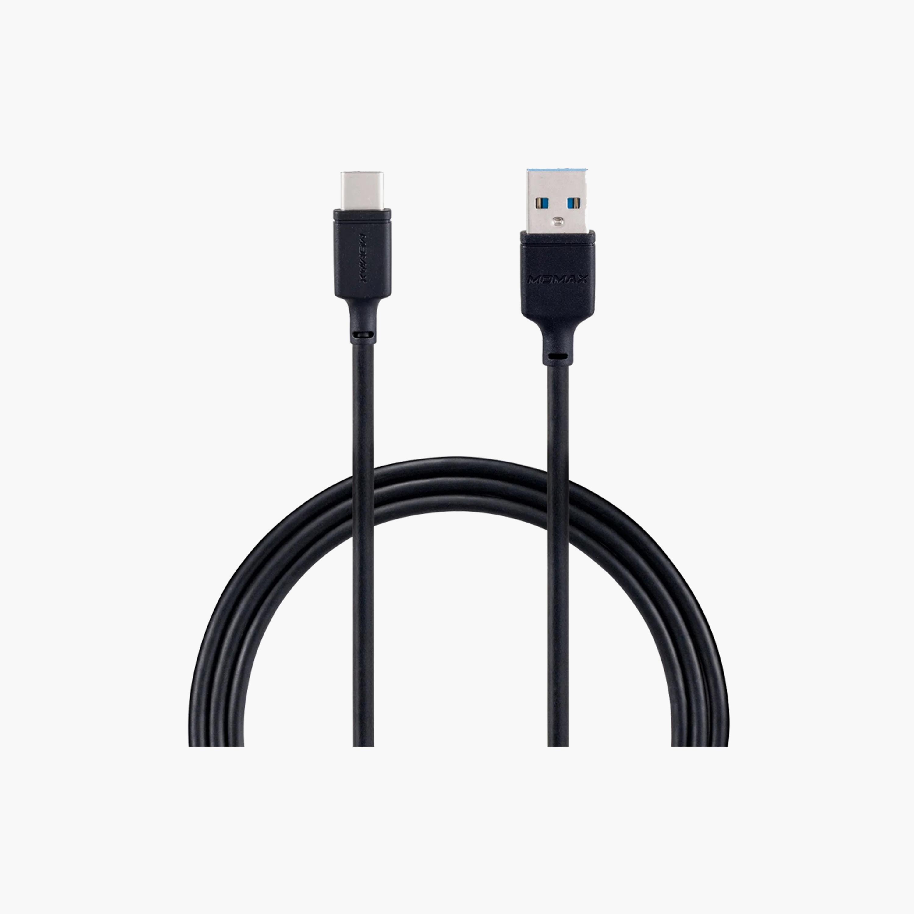 Momax Zero 1m USB to USB-C Cable TPE -Black | DA16D-electronics-portabledevices-image-1