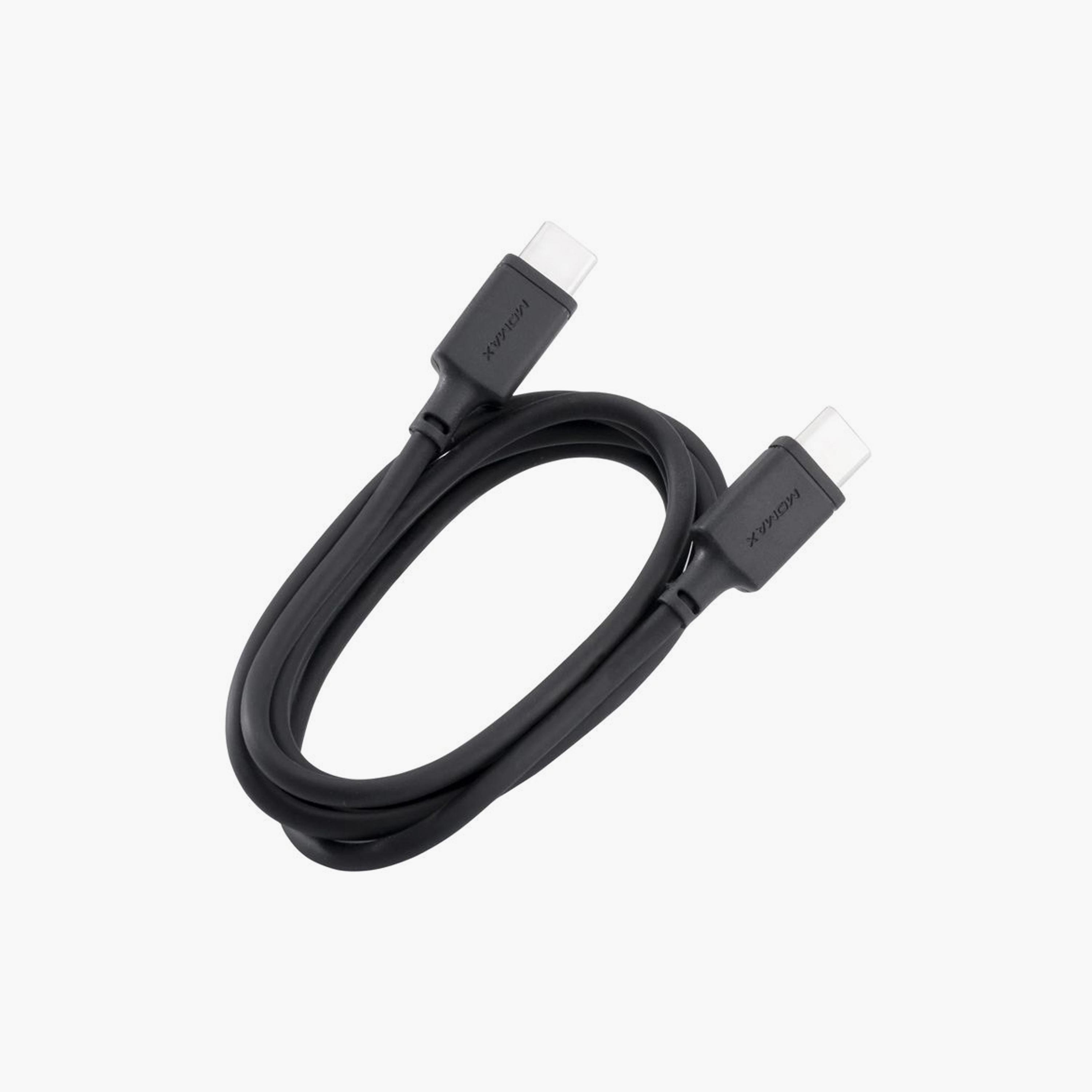 Momax Zero USB-C to USB-C cable supports PD 60W fast charging 1m - Black | DC16D-electronics-portabledevices-image-2