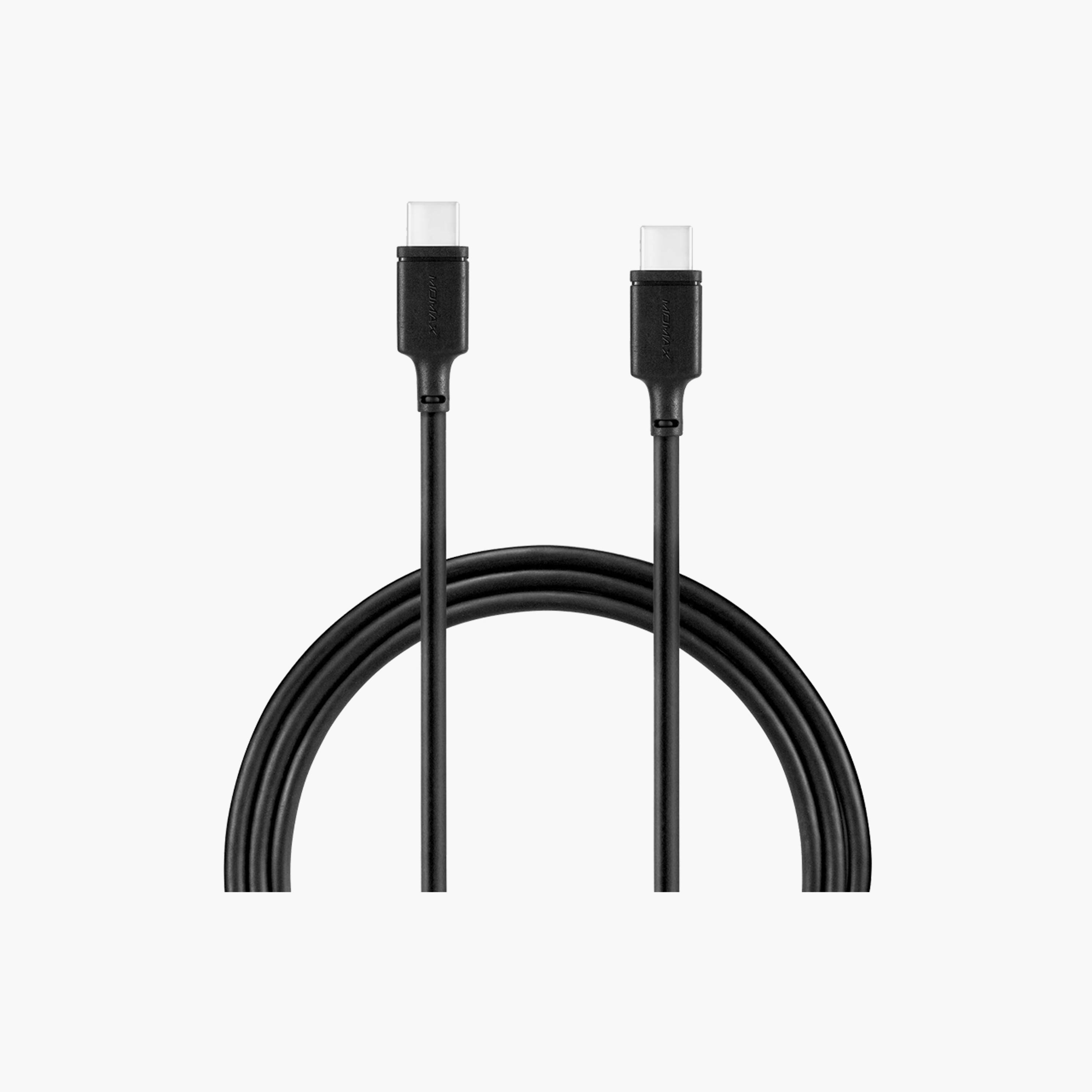 Momax Zero USB-C to USB-C Type-C Cable 100W PD Super Fast Charging 1m - Black | DC21D-electronics-portabledevices-image-1