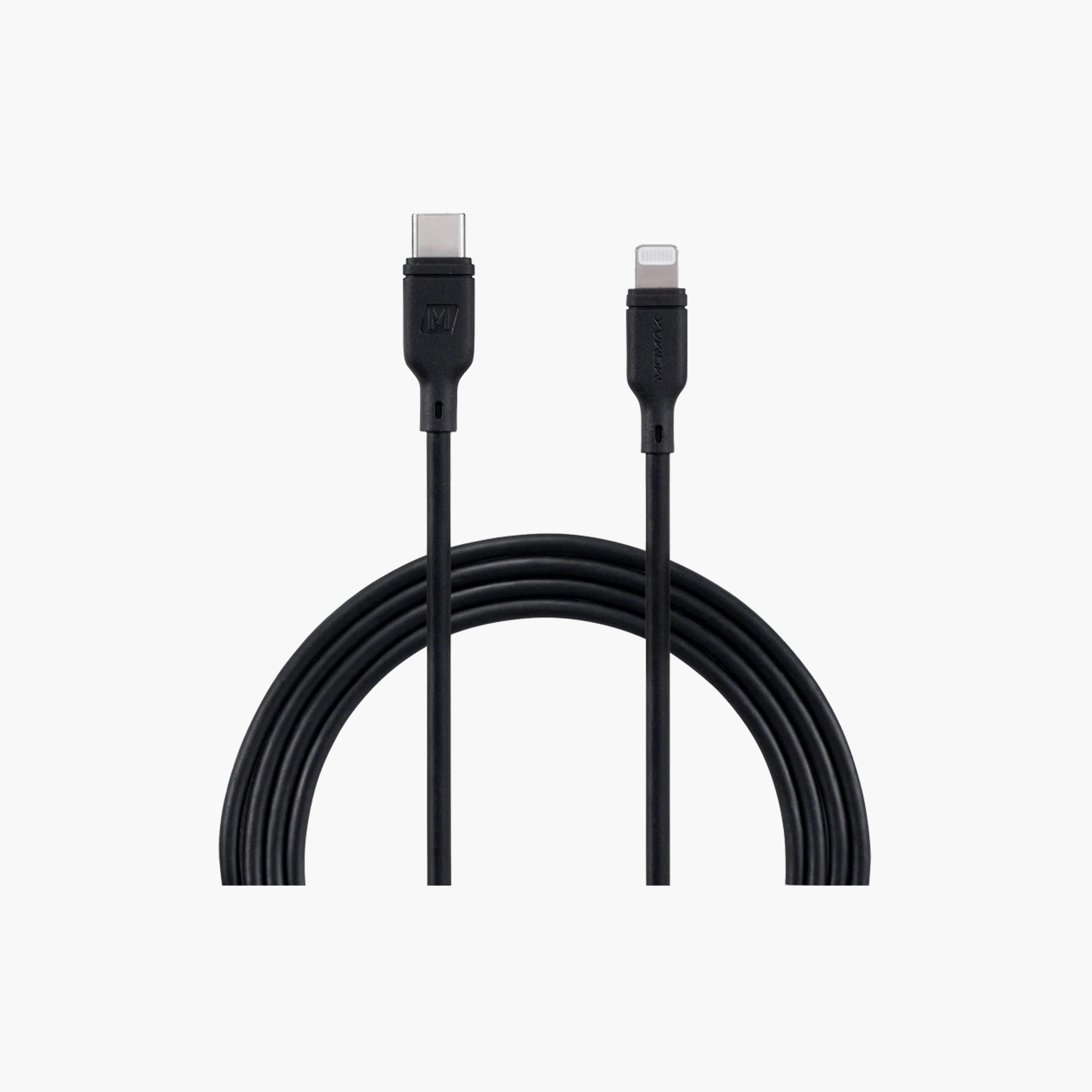 Momax Zero USB-C to Lightning 2m - Black | DL38D-electronics-portabledevices-image-1