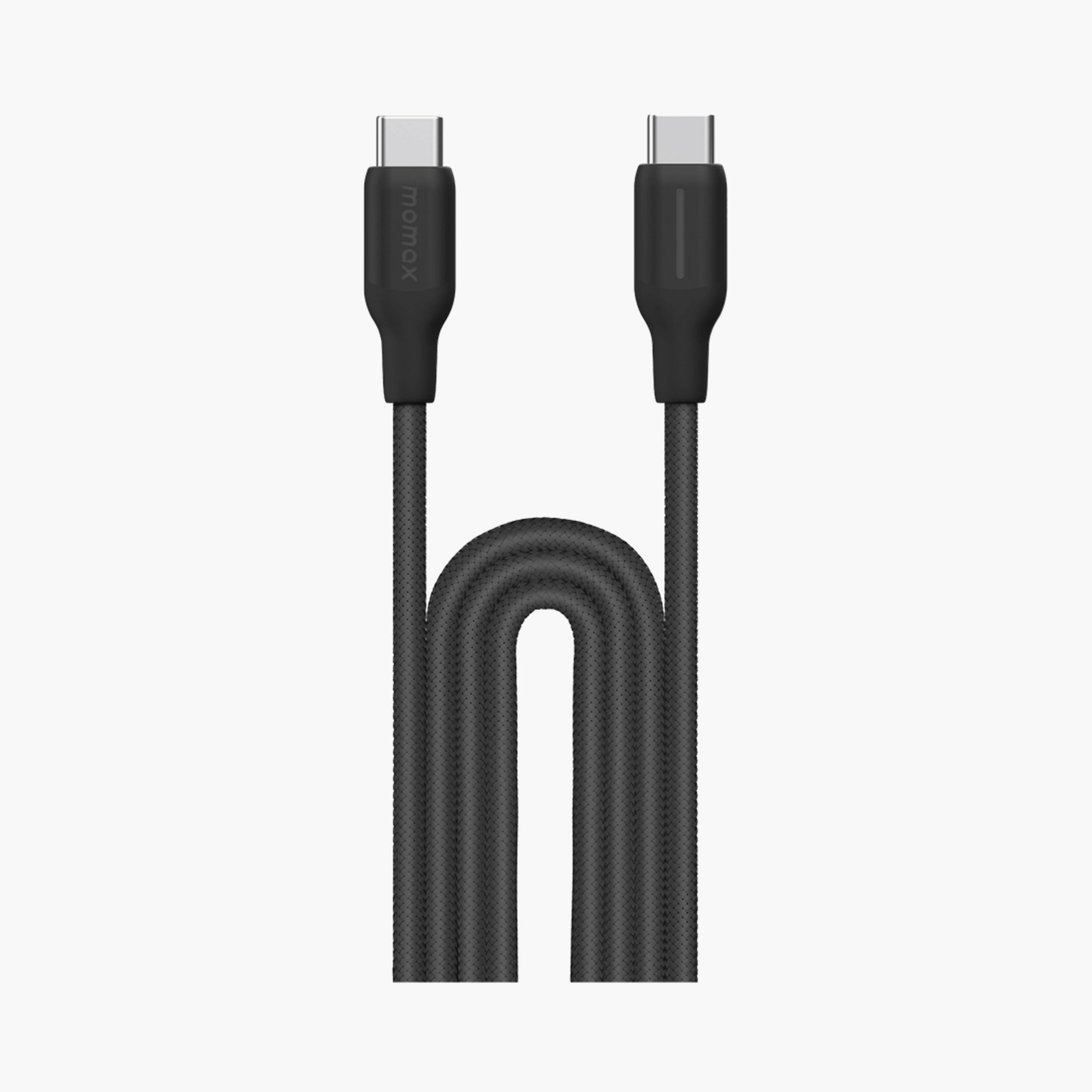 Momax 1-Link Flow CC USB-C to USB-C Braided Cable 2m 100W - Black | DC25D-electronics-portabledevices-image-1