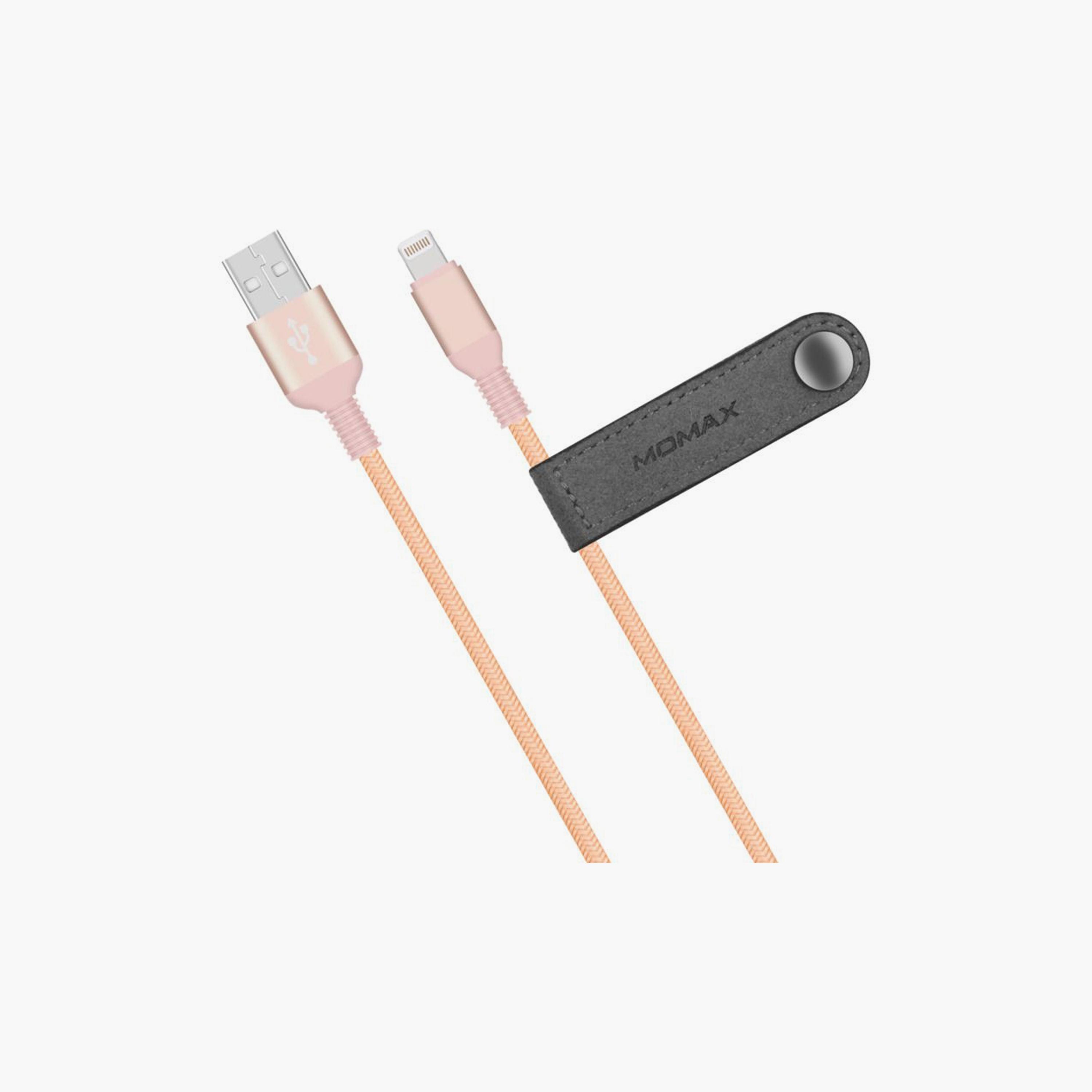 Momax Elite iPhone USB Cable Triple Braided 1.2m - Gold | DL11L-electronics-portabledevices-image-2