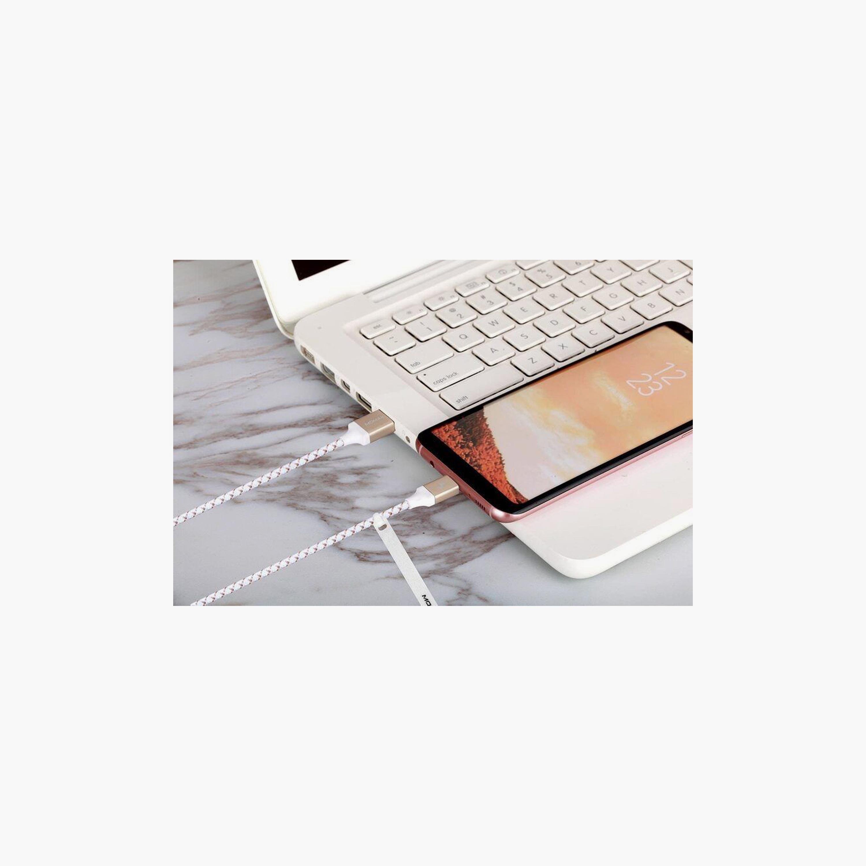 Momax ZERO Type-C To USB Cable 1m - Gold | DTA11L-electronics-portabledevices-image-3
