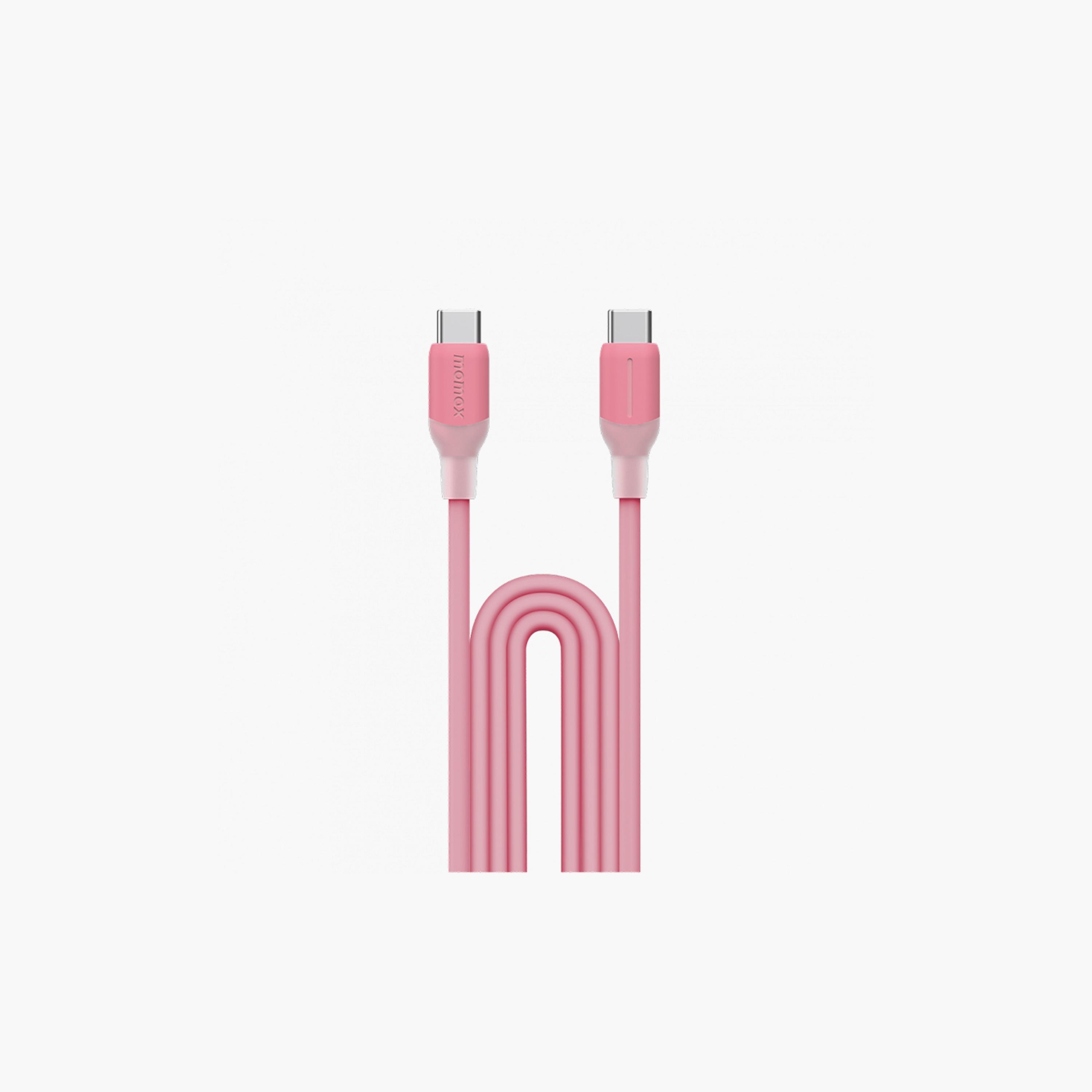 Momax 1-Link Flow CC X USB-C to USB-C Cable 1.2m 60W - Pink | DC23P-electronics-portabledevices-image-1