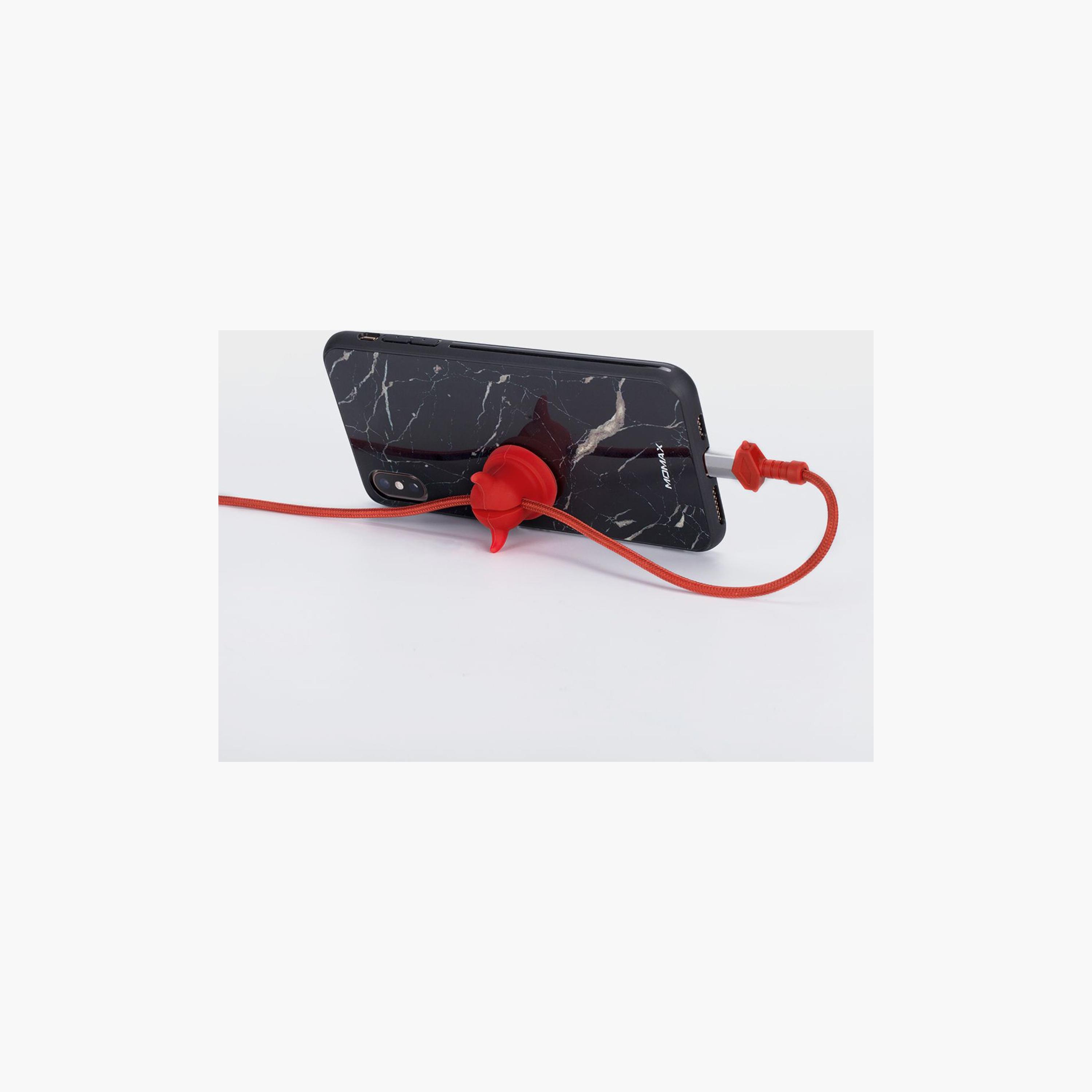Momax Cable Play Warrior iPhone 1.2m - Red | DL20R-electronics-portabledevices-image-2