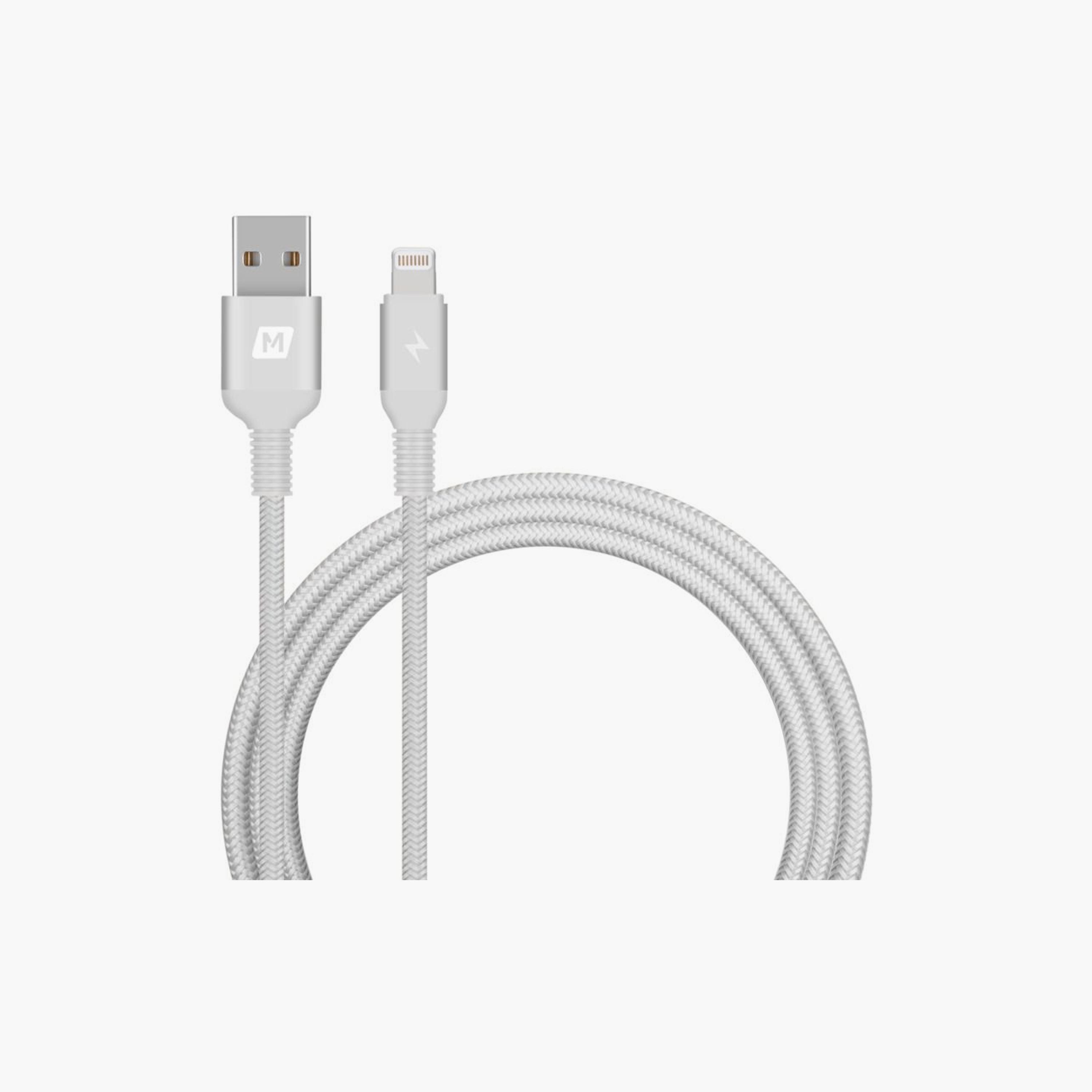 Momax Elite iPhone USB Cable Triple Braided 1.2m - Silver | DL11S-electronics-portabledevices-image-4