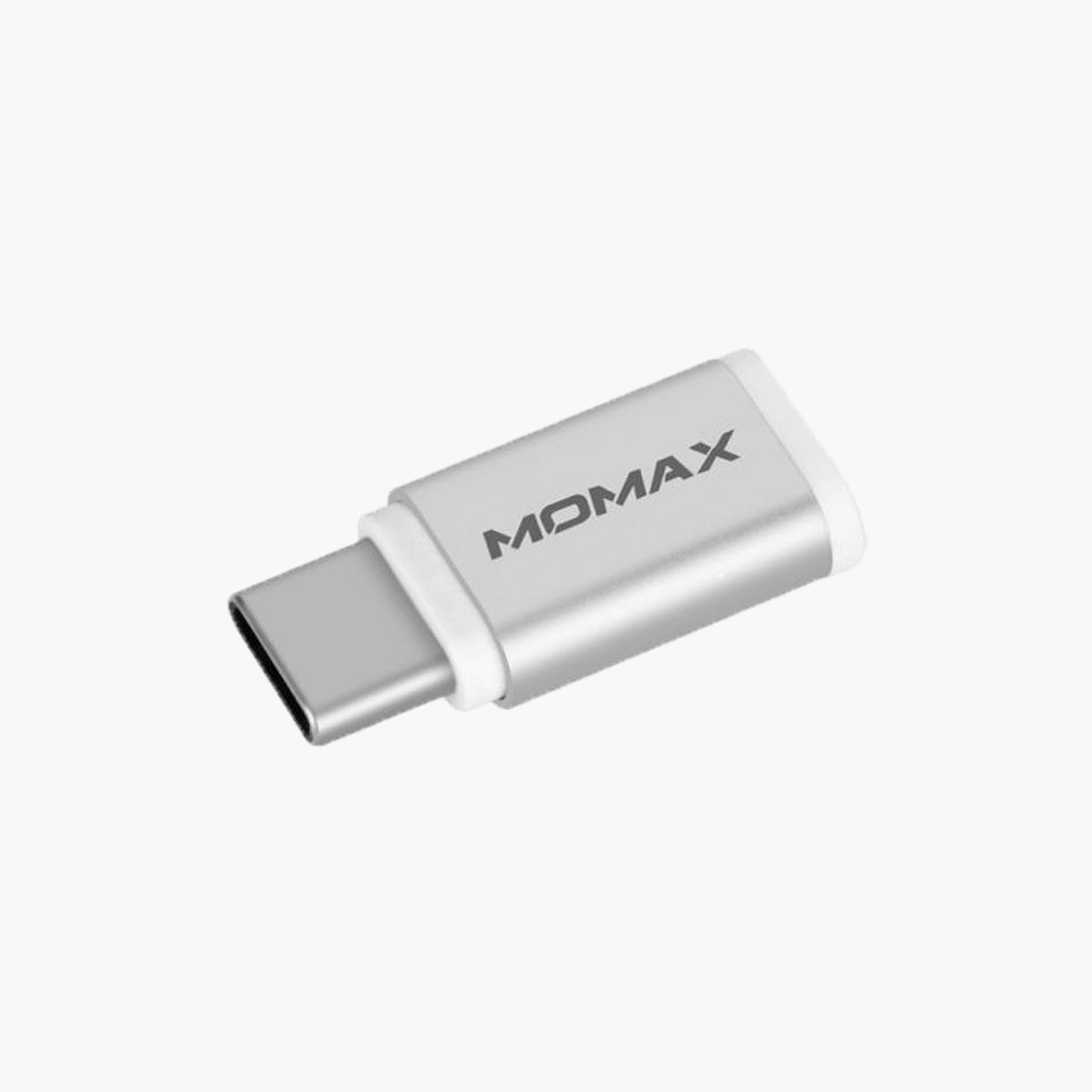 Momax Adapter Micro USB to Type-C - Silver | DMTS-electronics-portabledevices-image-1
