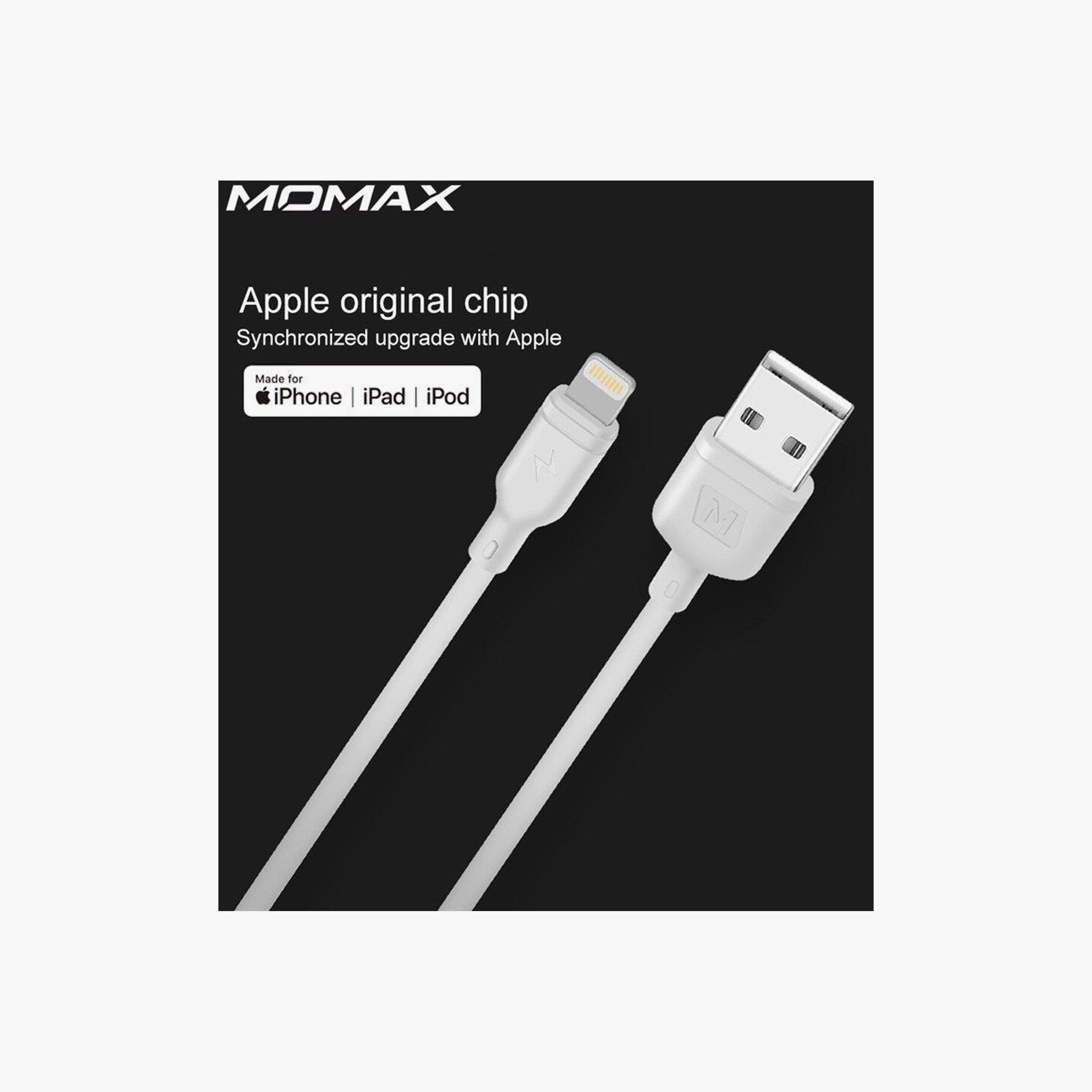 Momax ZERO Cable iPhone to USB 1m - White | DL16W-electronics-portabledevices-image-5