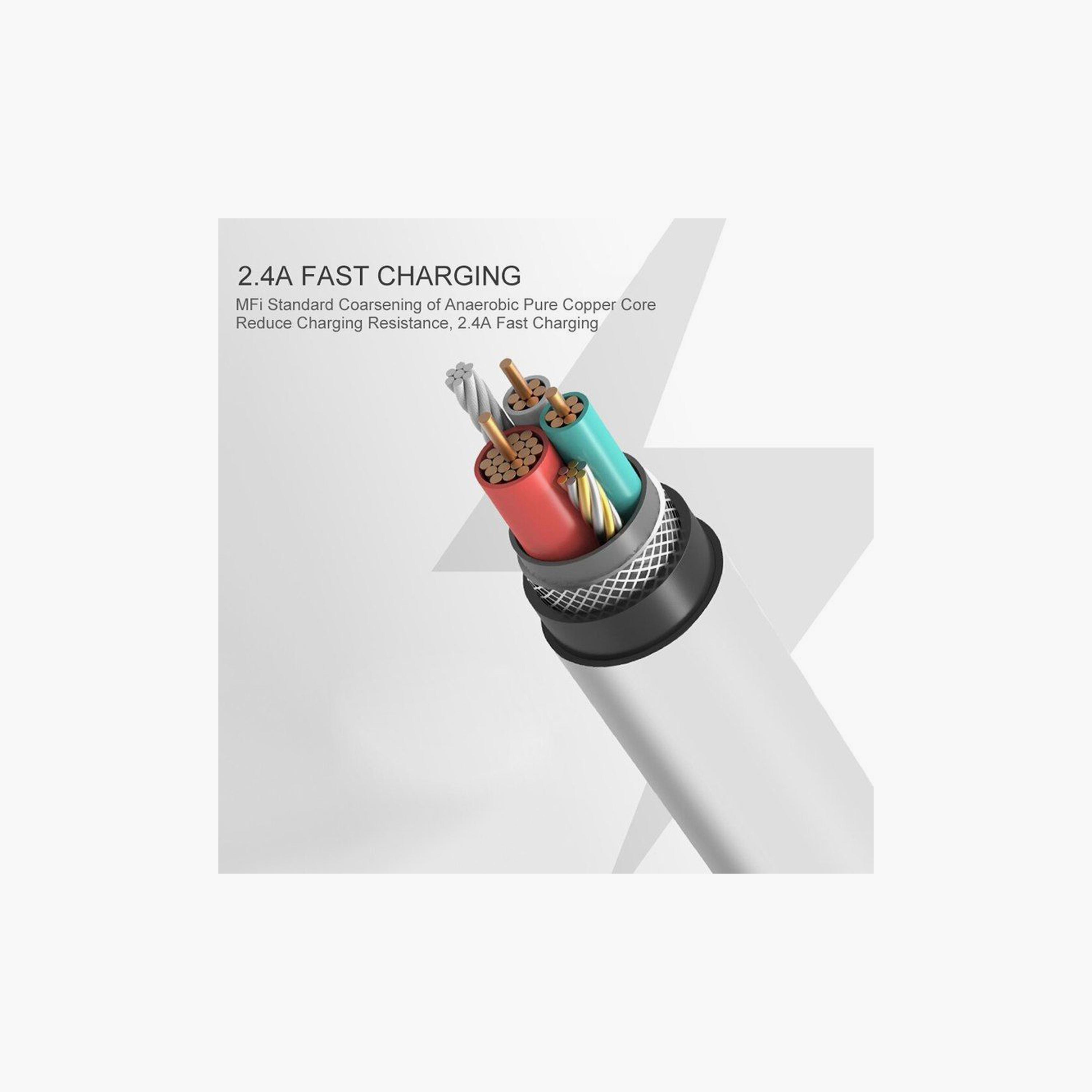 Momax ZERO Cable iPhone to USB 1m - White | DL16W-electronics-portabledevices-image-6