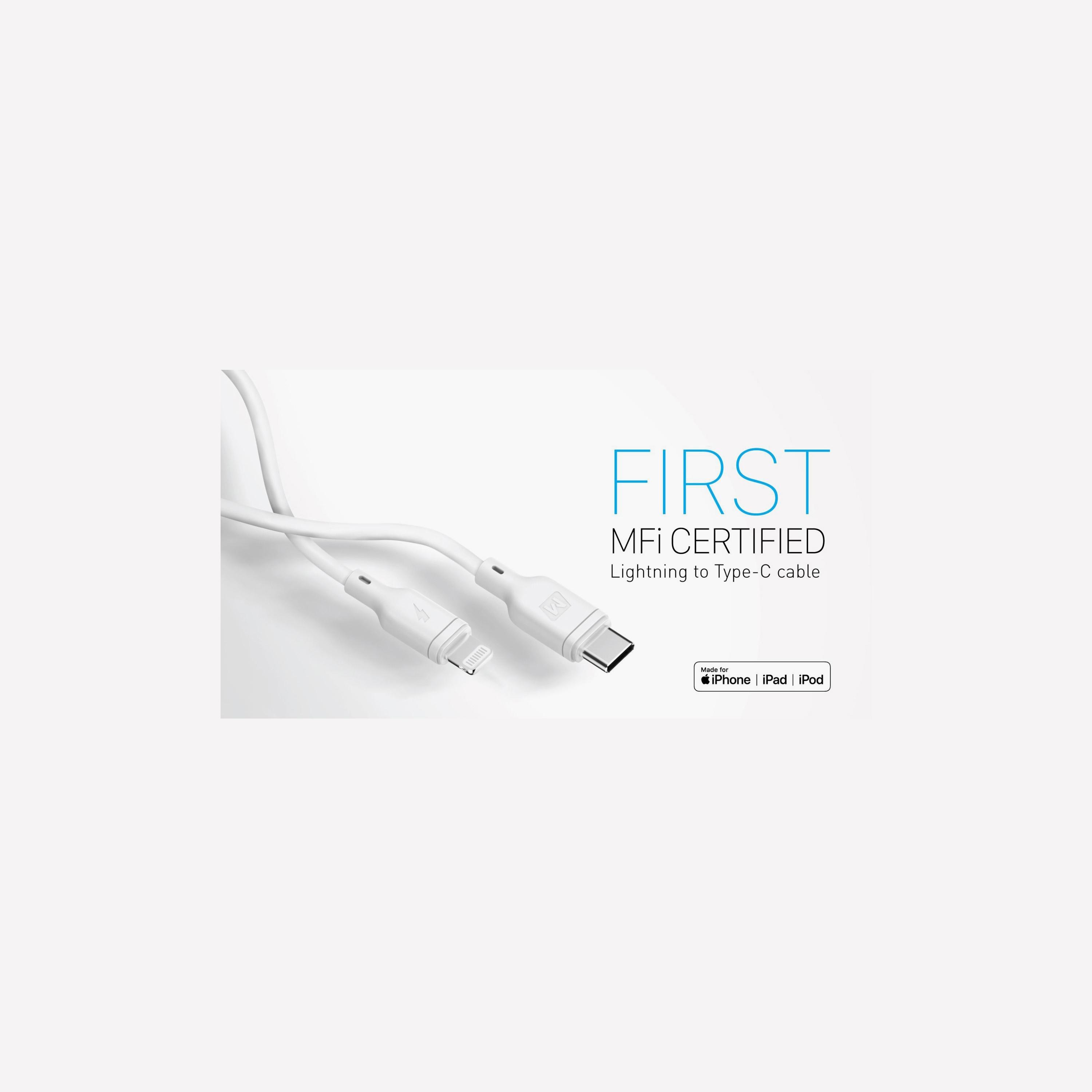 Momax ZERO Cable Type-C to iPhone 1.2m - White | DL36W-electronics-portabledevices-image-4