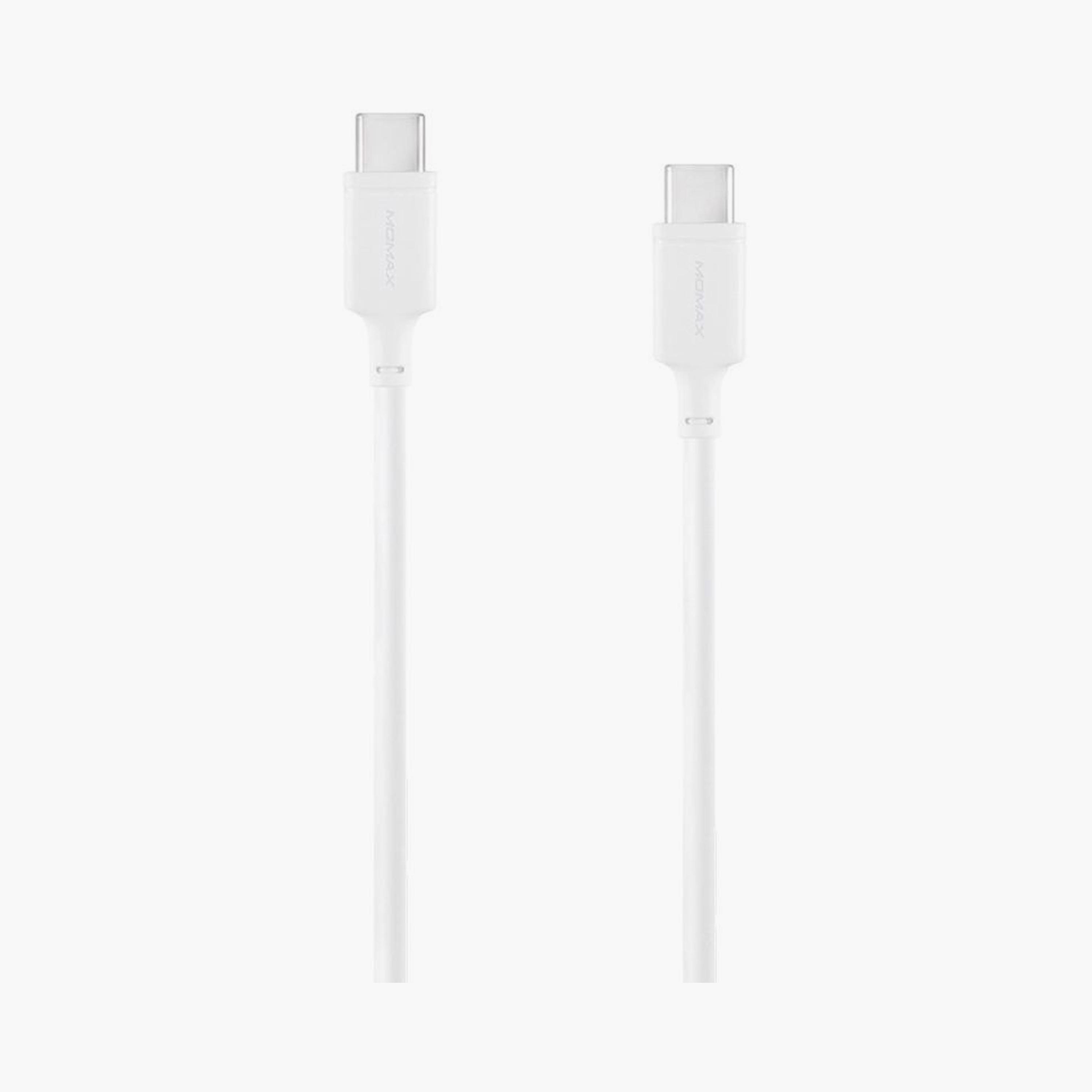 Momax Zero USB-C to USB-C Cable Supports PD 60W Fast Charging 1m - White | DC16W-electronics-portabledevices-image-2