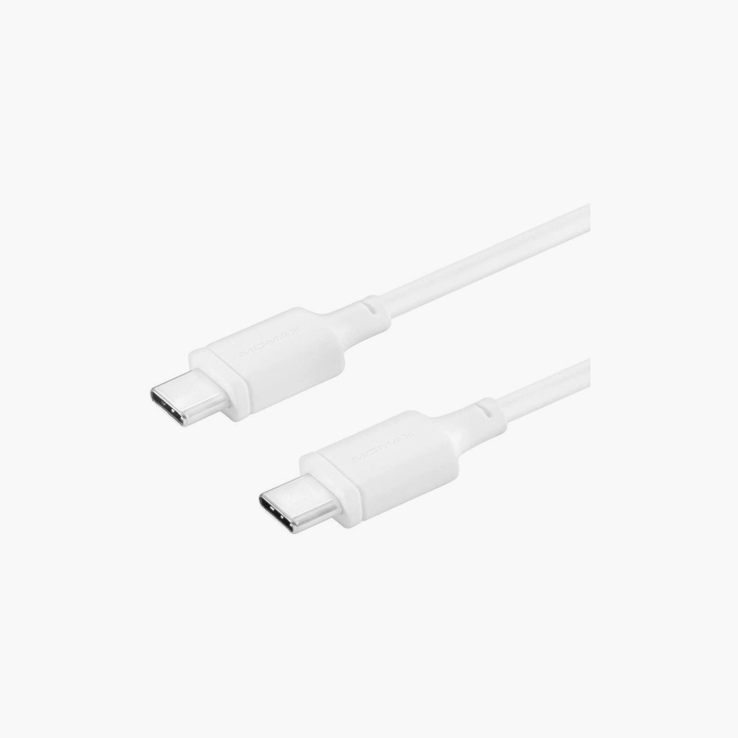 Momax Zero USB-C to USB-C Type-C Cable 100W PD Super Fast Charging 1m - White | DC21W-electronics-portabledevices-image-2