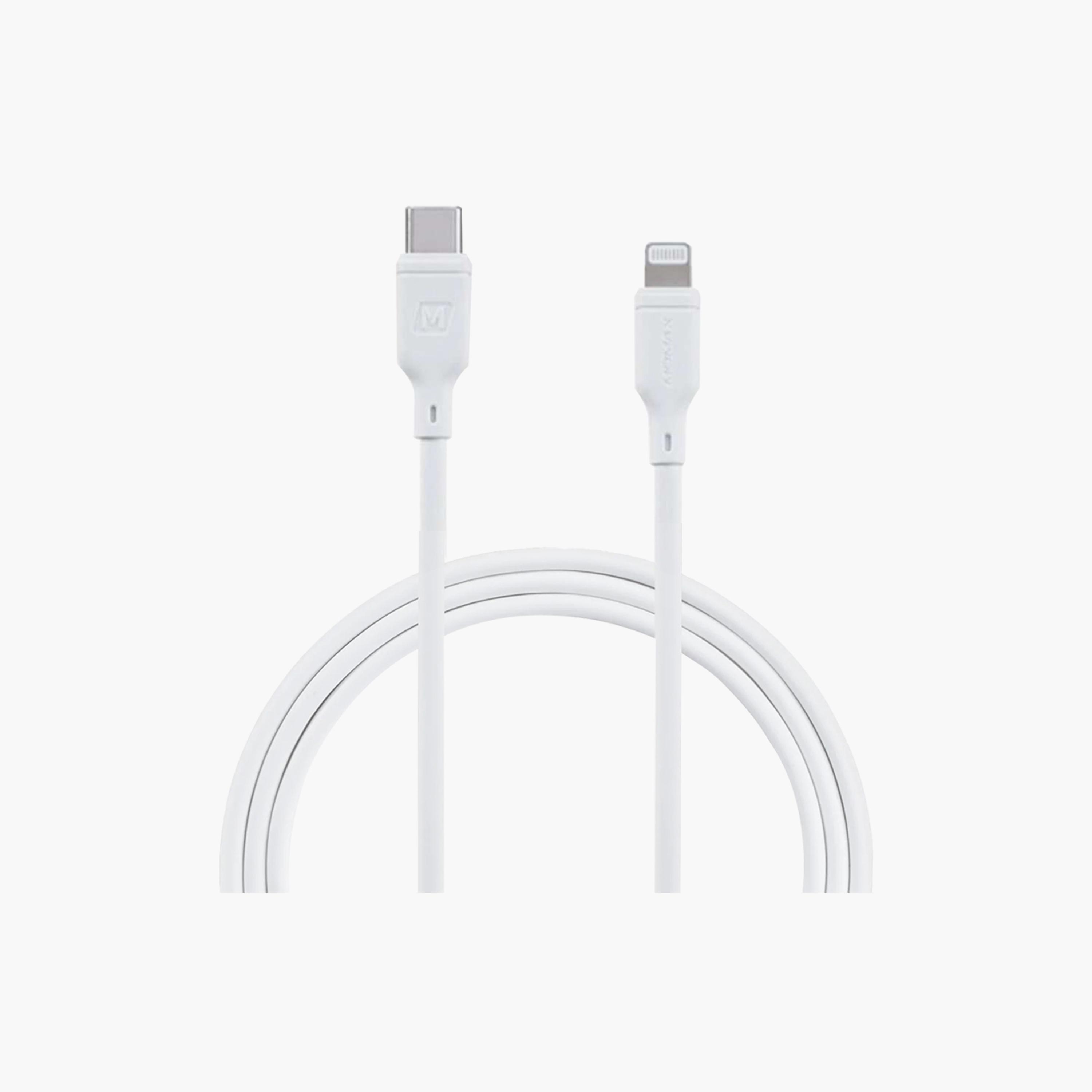 Momax Zero USB-C to Lightning 2m - White | DL38W-electronics-portabledevices-image-1