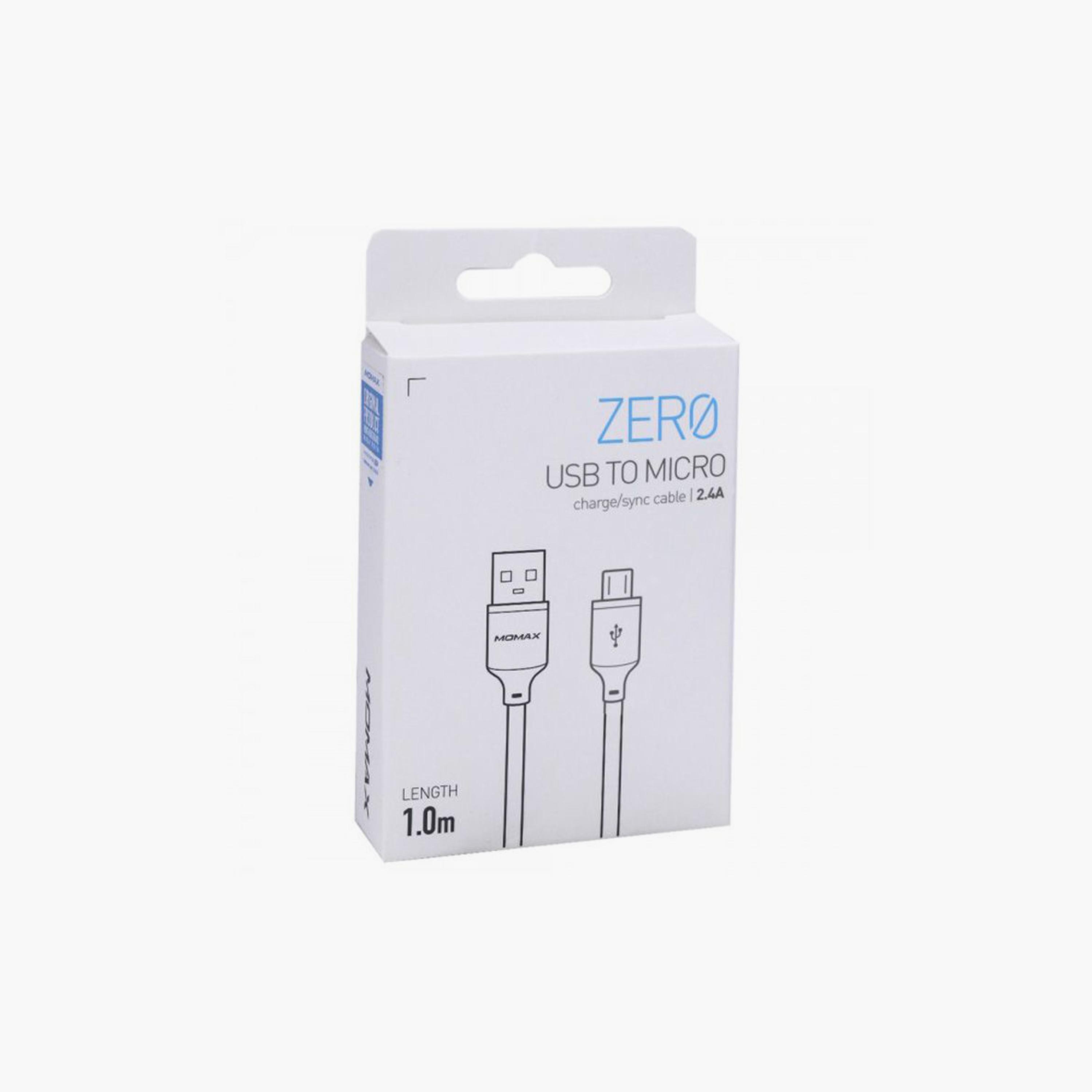 Momax Zero USB to Micro 1m -White | DM16W-electronics-portabledevices-image-3