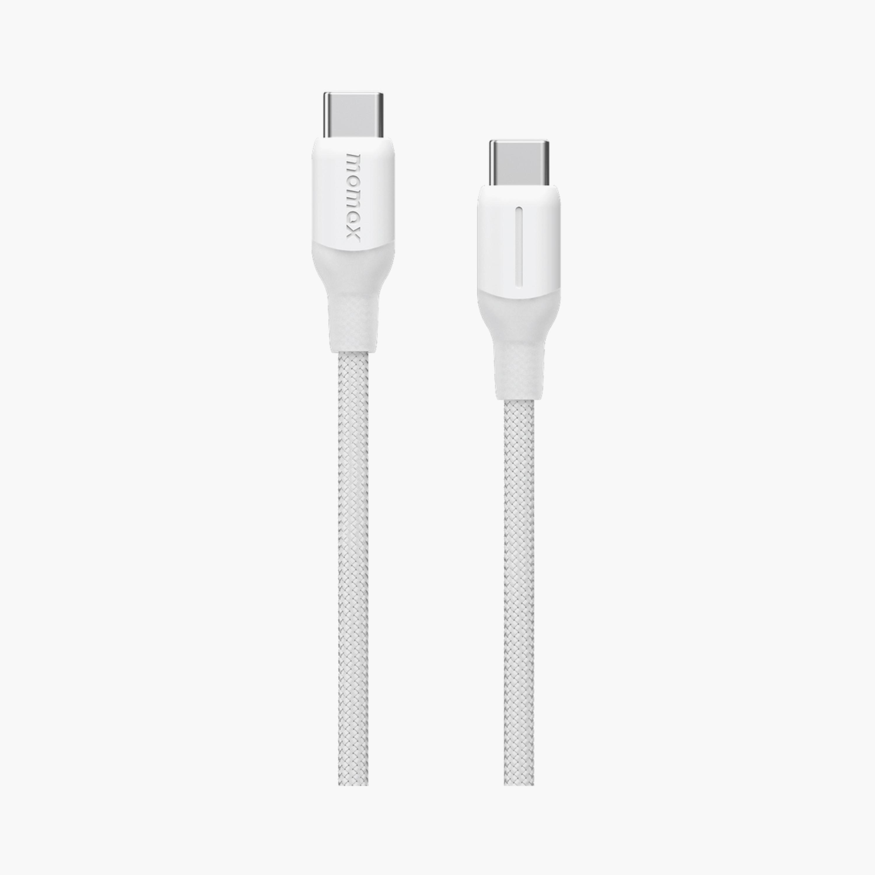 Momax 1-Link Flow CC USB-C to USB-C Braided Cable 2m 100W - White | DC25W-electronics-portabledevices-image-2