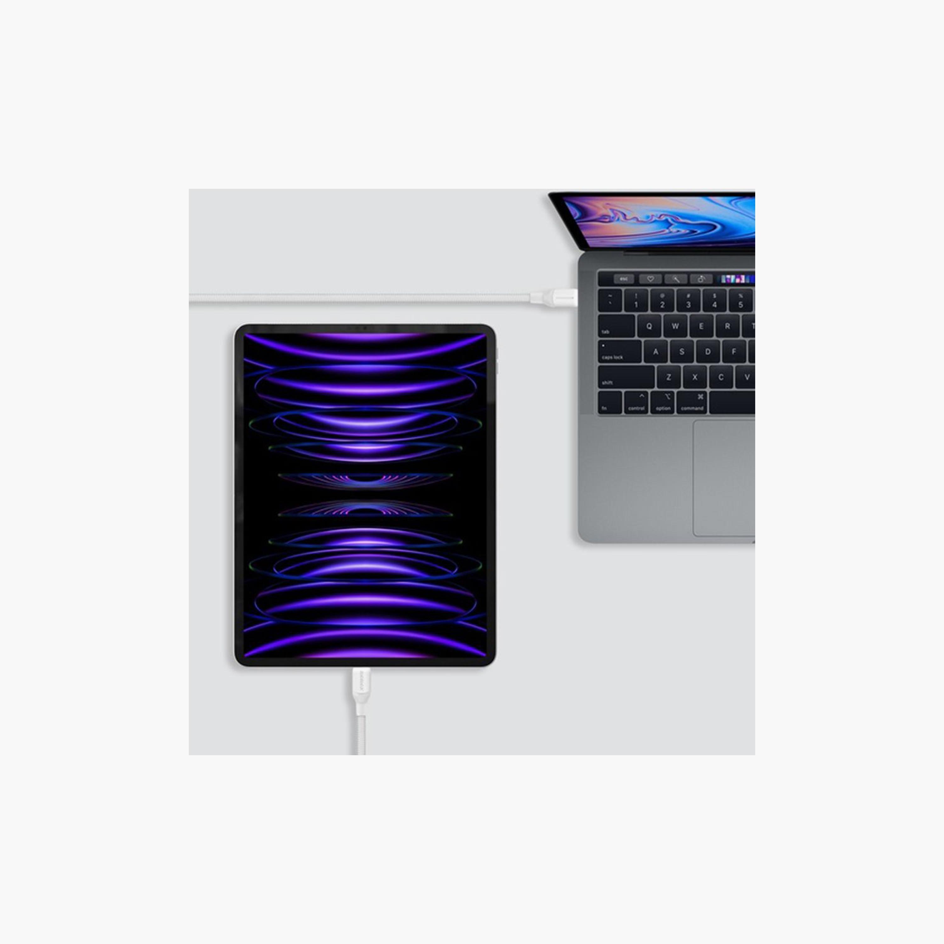 Momax 1-Link Flow CC USB-C to USB-C Braided Cable 3m 100W - White | DC26W-electronics-portabledevices-image-3